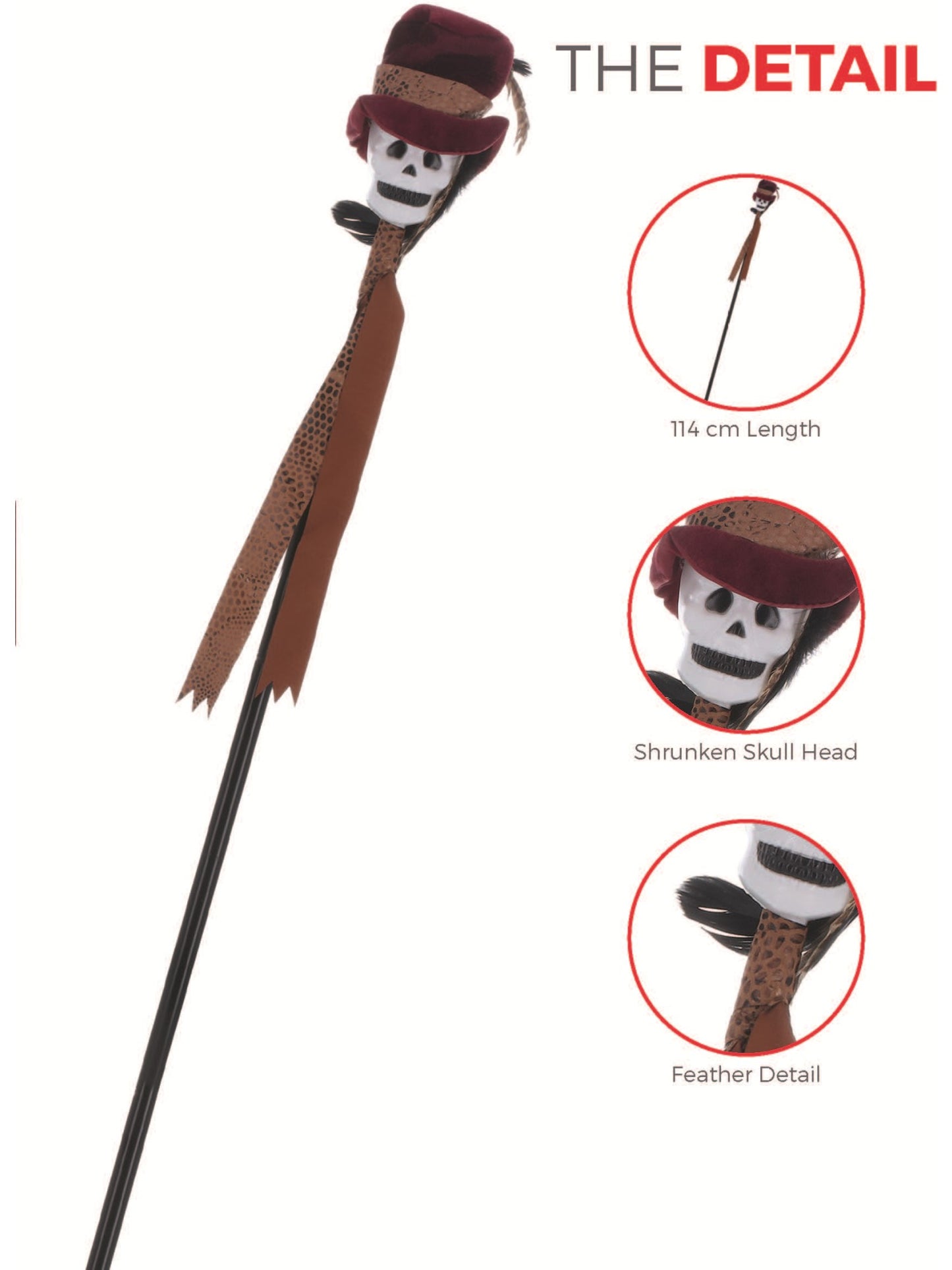 Voodoo Cane, Black Wholesale