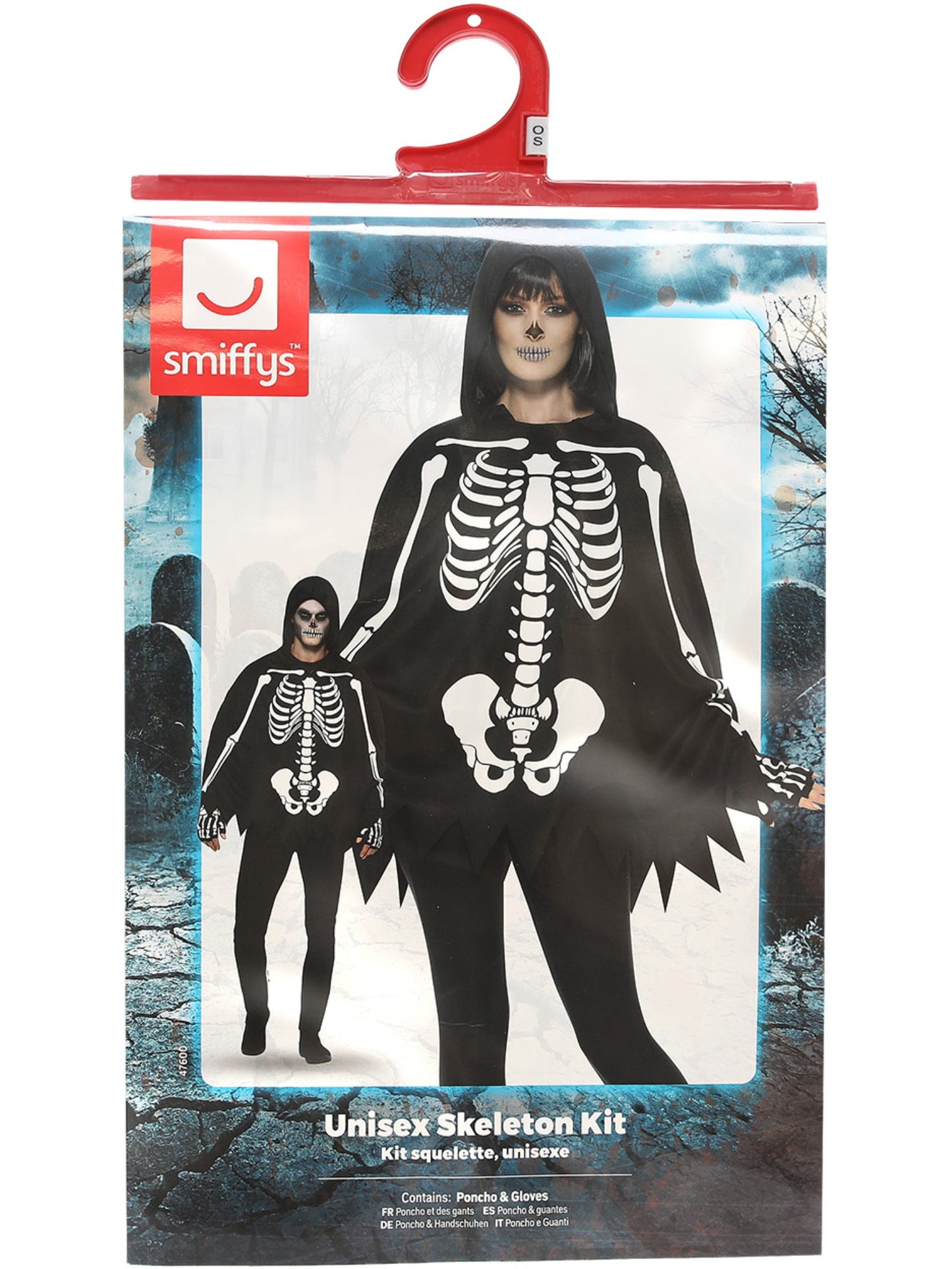 Skeleton Kit, Unisex, Black Wholesale