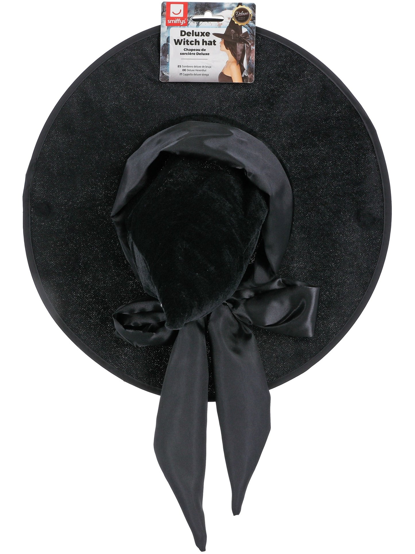 Deluxe Witch hat, Black Wholesale