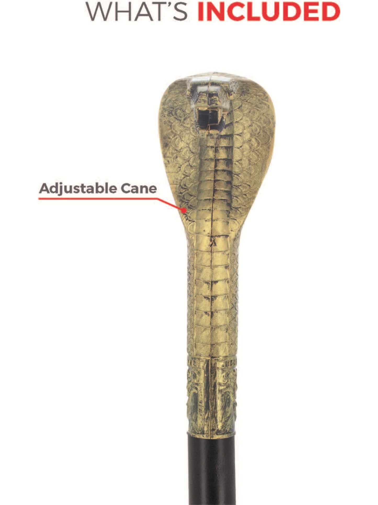 Voodoo Walking Stick Cane, with Snake Head Wholesale