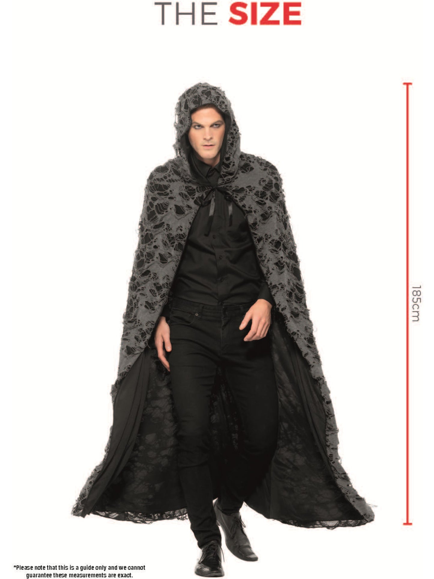 Deluxe Spellcaster Cape, Grey Wholesale