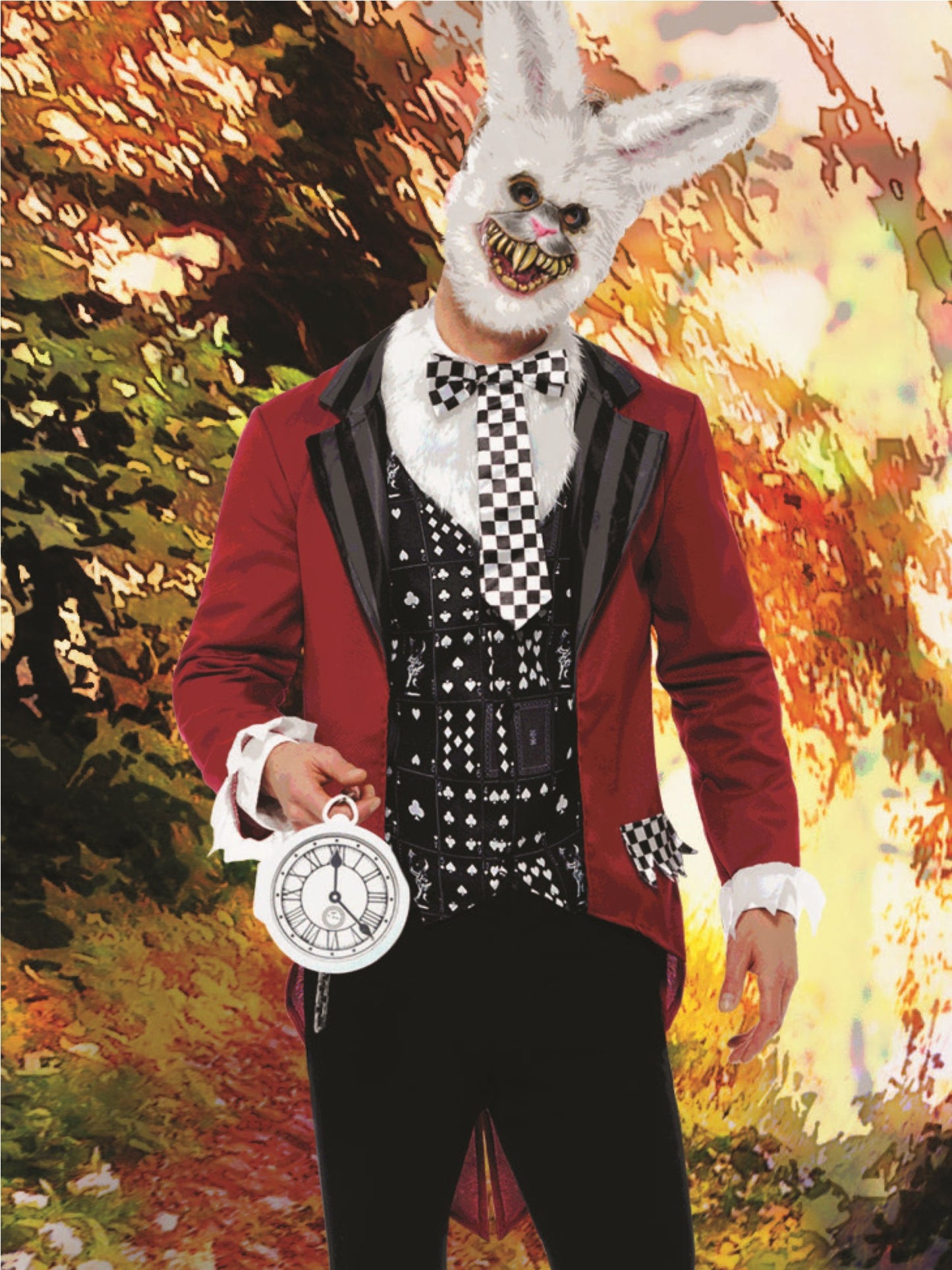 Oversized Pocket Watch, White Wholesale