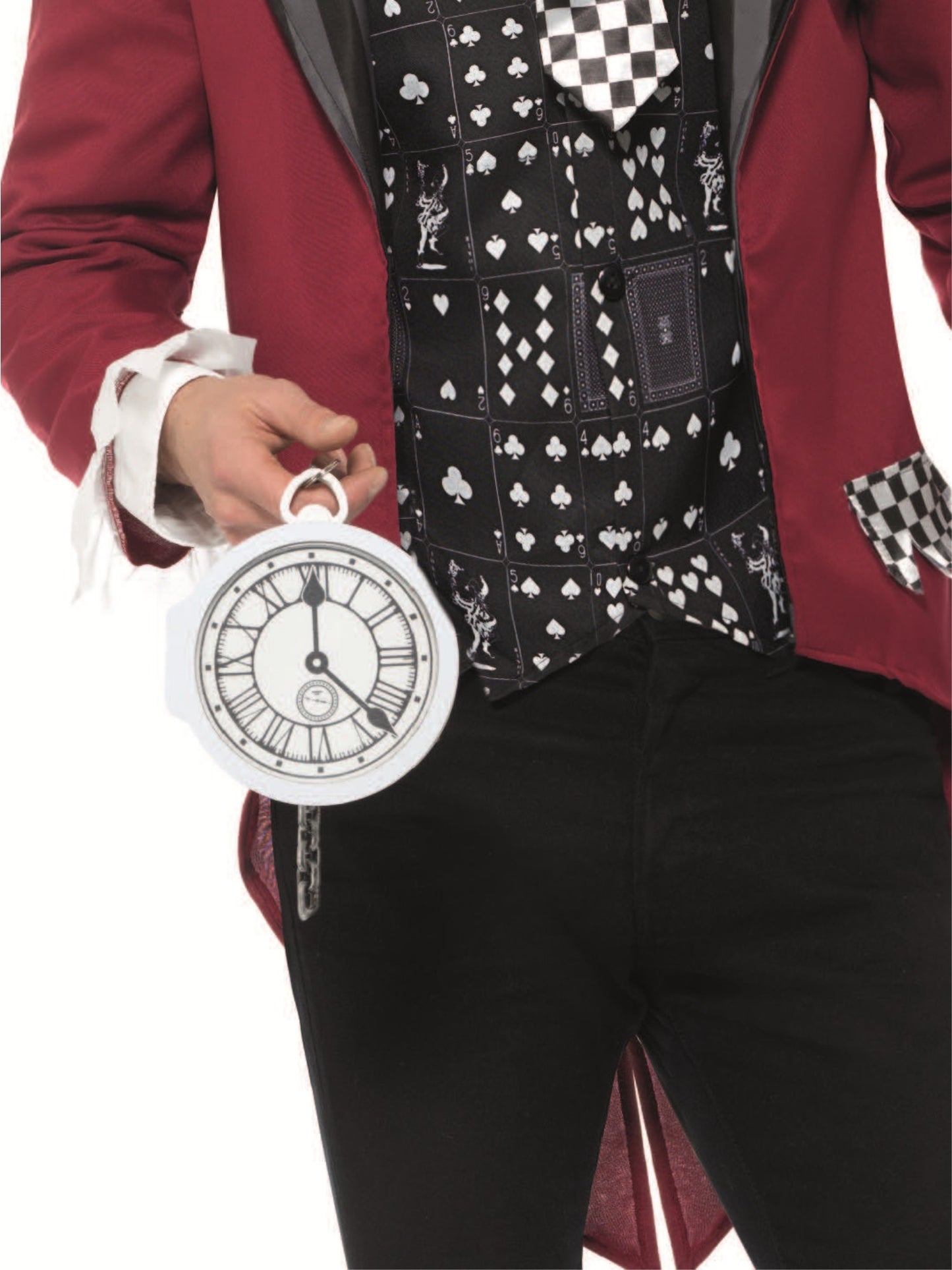 Oversized Pocket Watch, White Wholesale