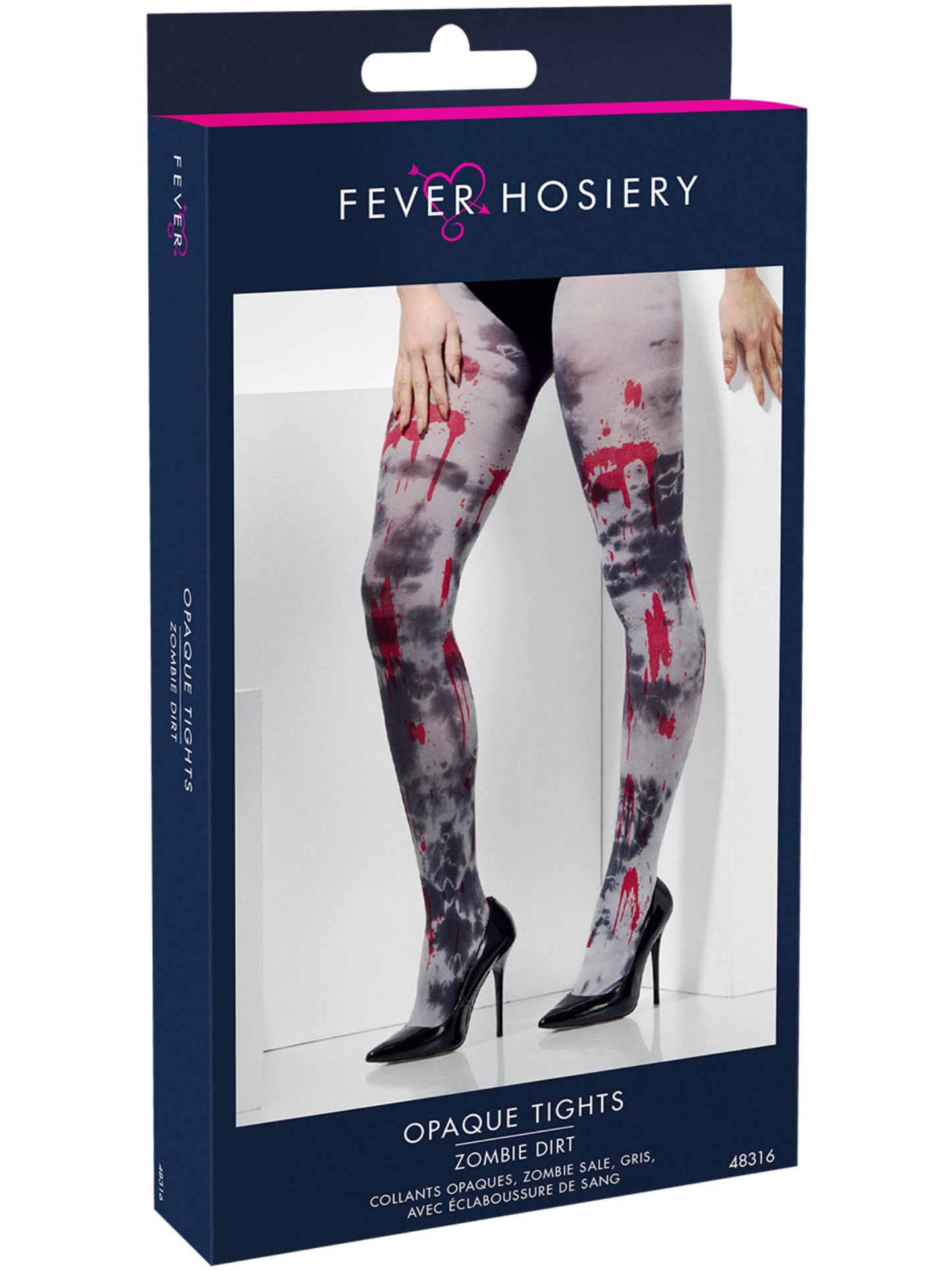 Opaque Tights, Zombie Dirt, Grey Wholesale