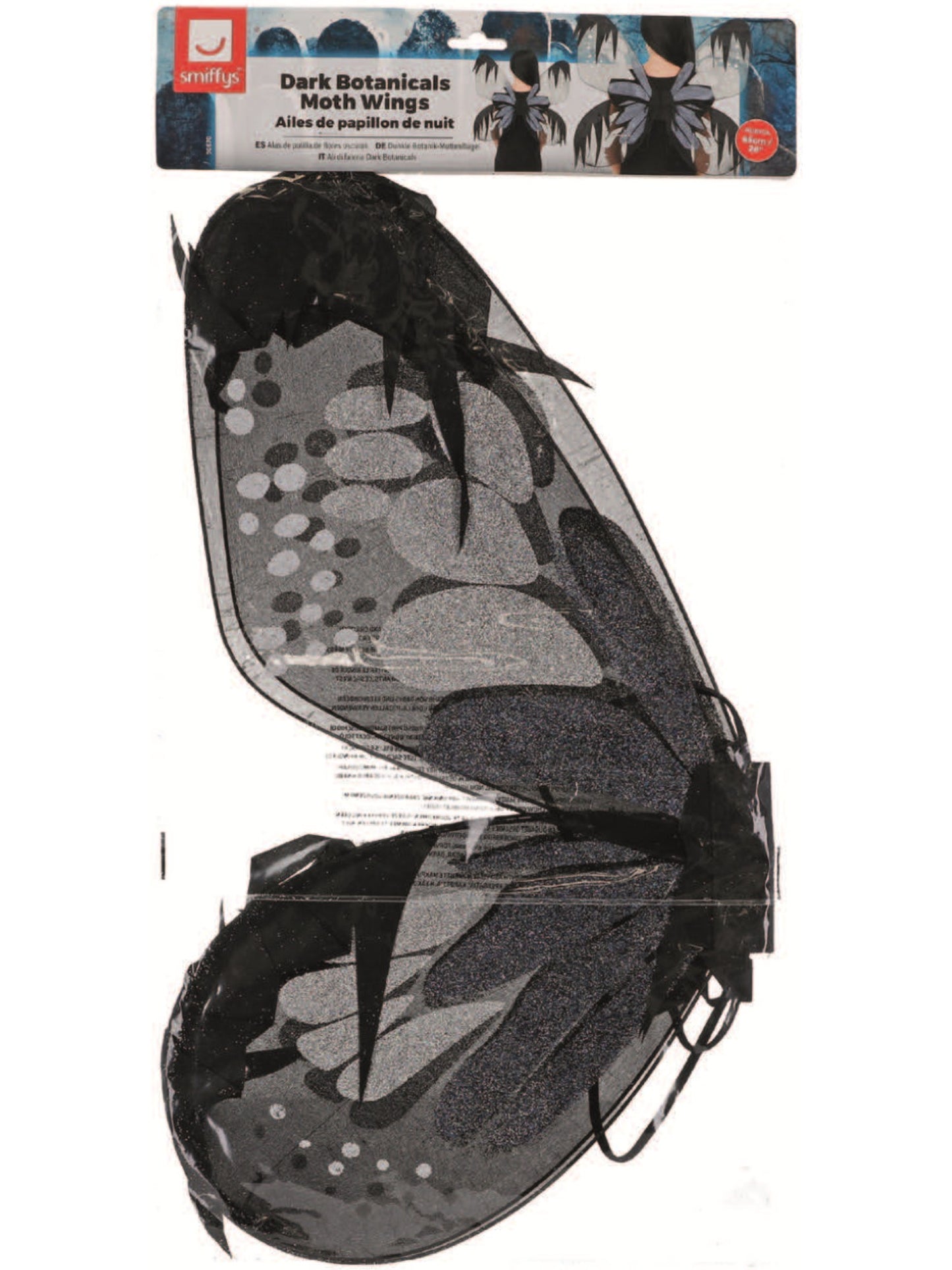 Dark Botanicals Moth Wings, Grey Wholesale