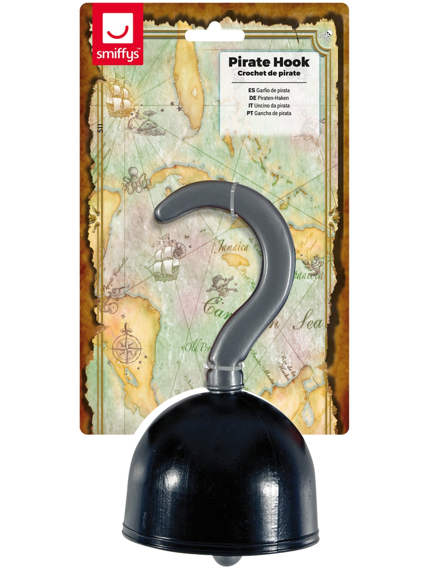 Pirate Hook, Black Wholesale