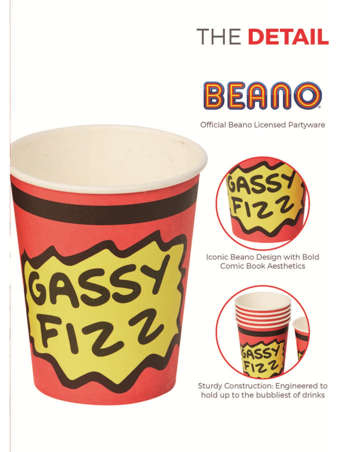 Beano Tableware Party Cups x8 Wholesale