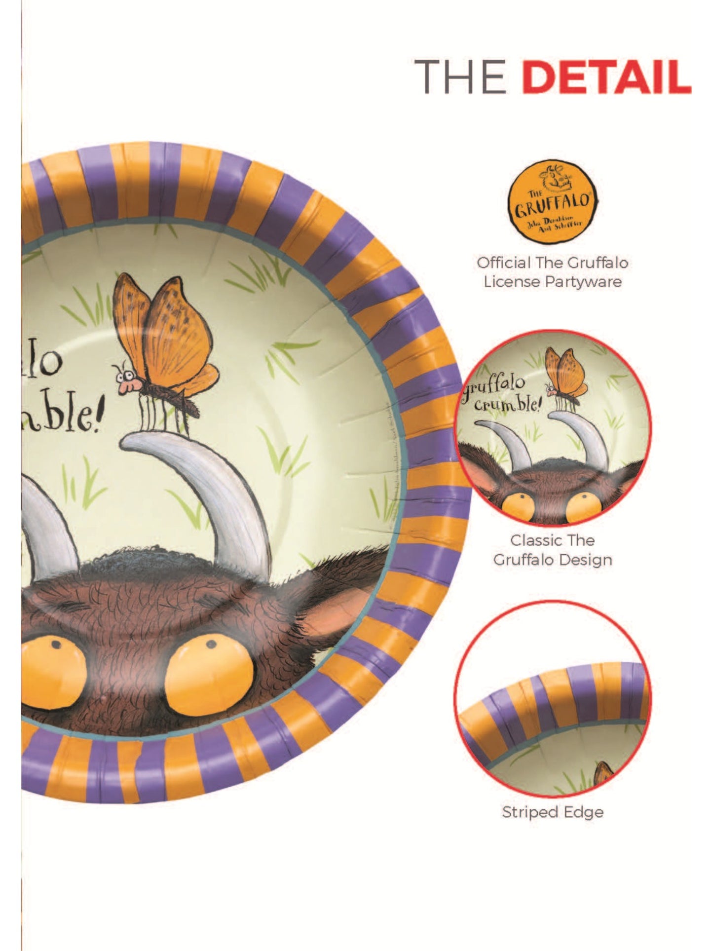 The Gruffalo Tableware Party Bowls x8 Wholesale
