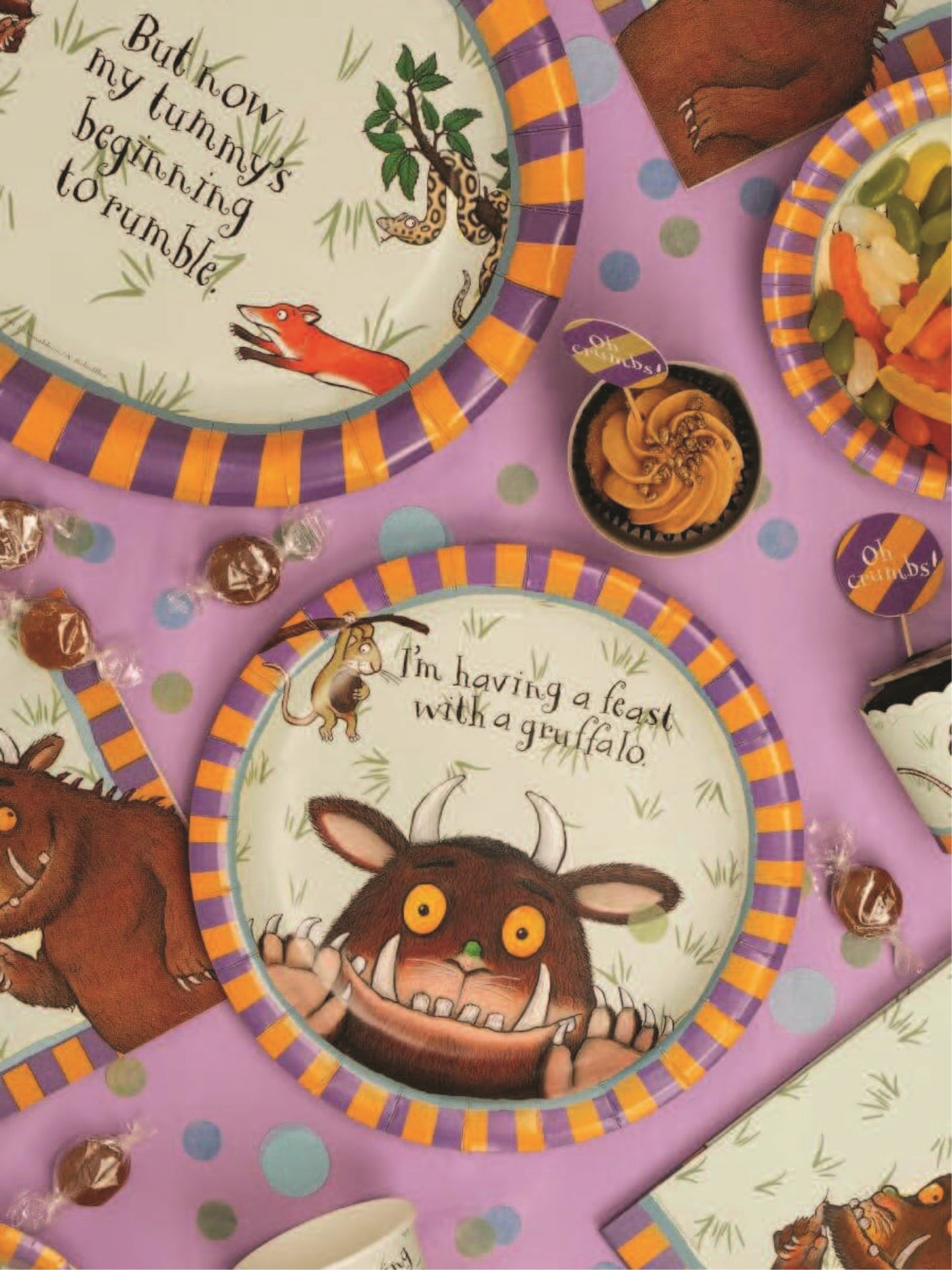 The Gruffalo Tableware Party Bags x8 Wholesale