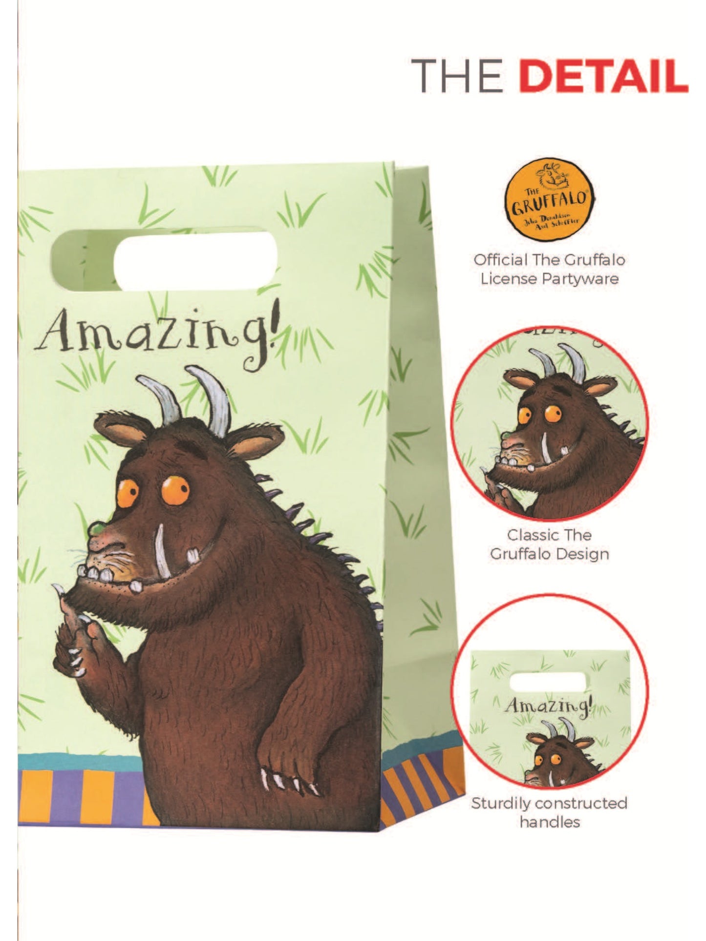 The Gruffalo Tableware Party Bags x8 Wholesale