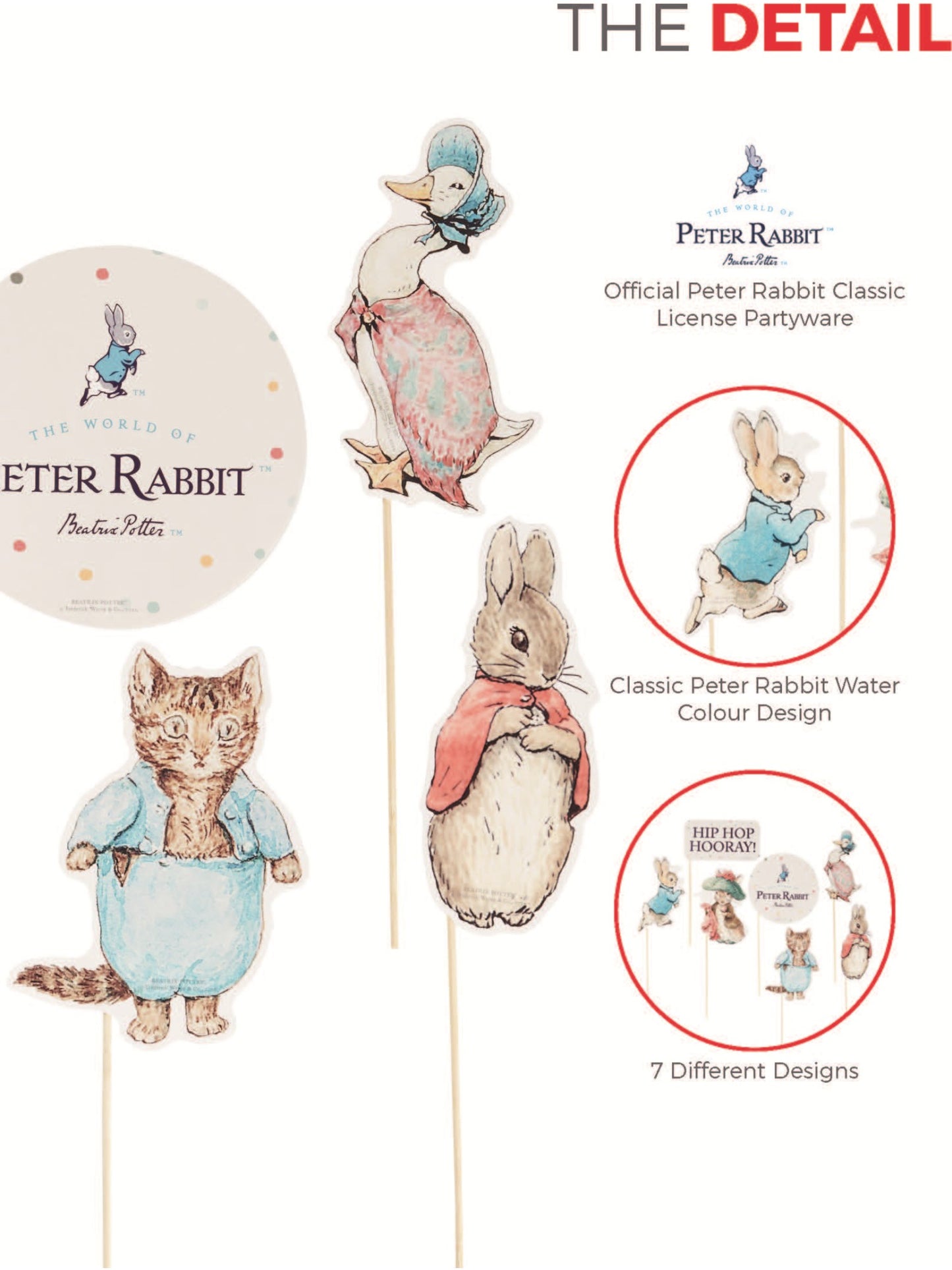 Peter Rabbit Classic Tableware Party Photo Props Wholesale