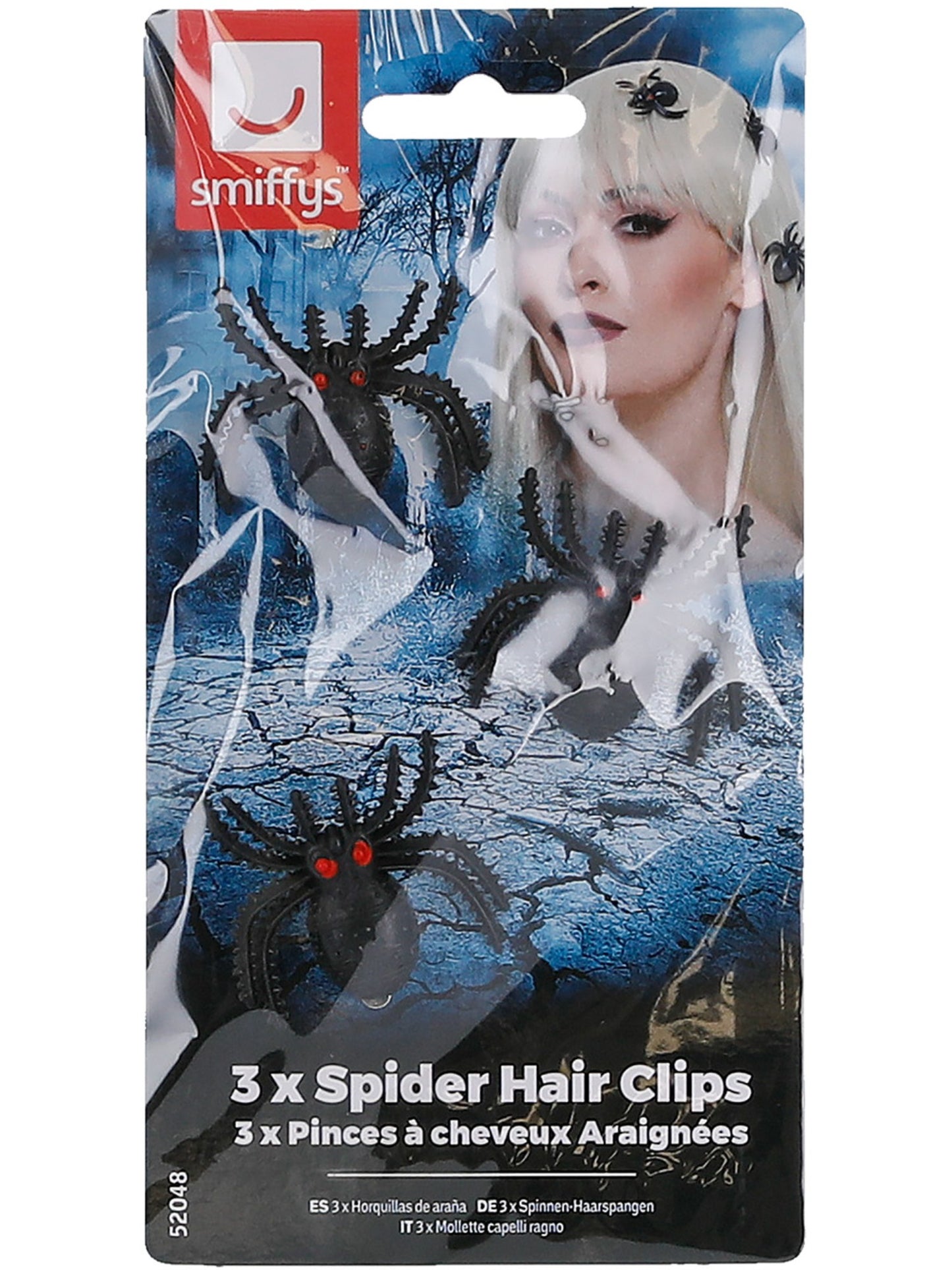 Spider Hair Clips, Black Wholesale
