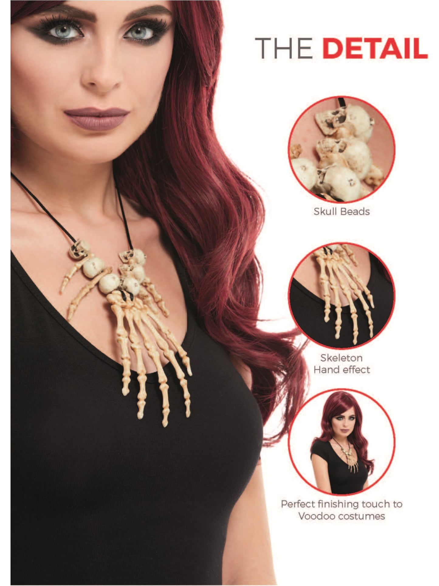 Voodoo Bone Necklace, Beige Wholesale