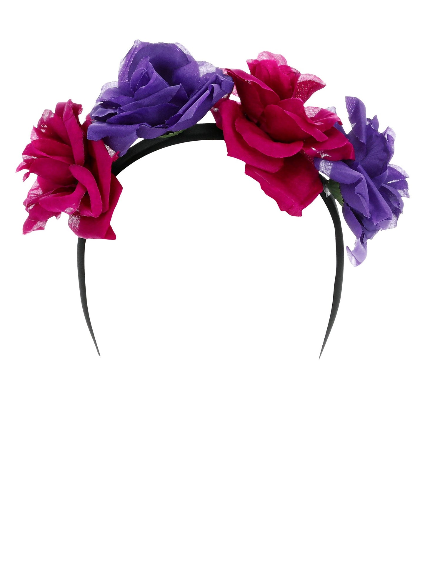 Day of the Dead Rose Headband, Multi-Coloured Wholesale