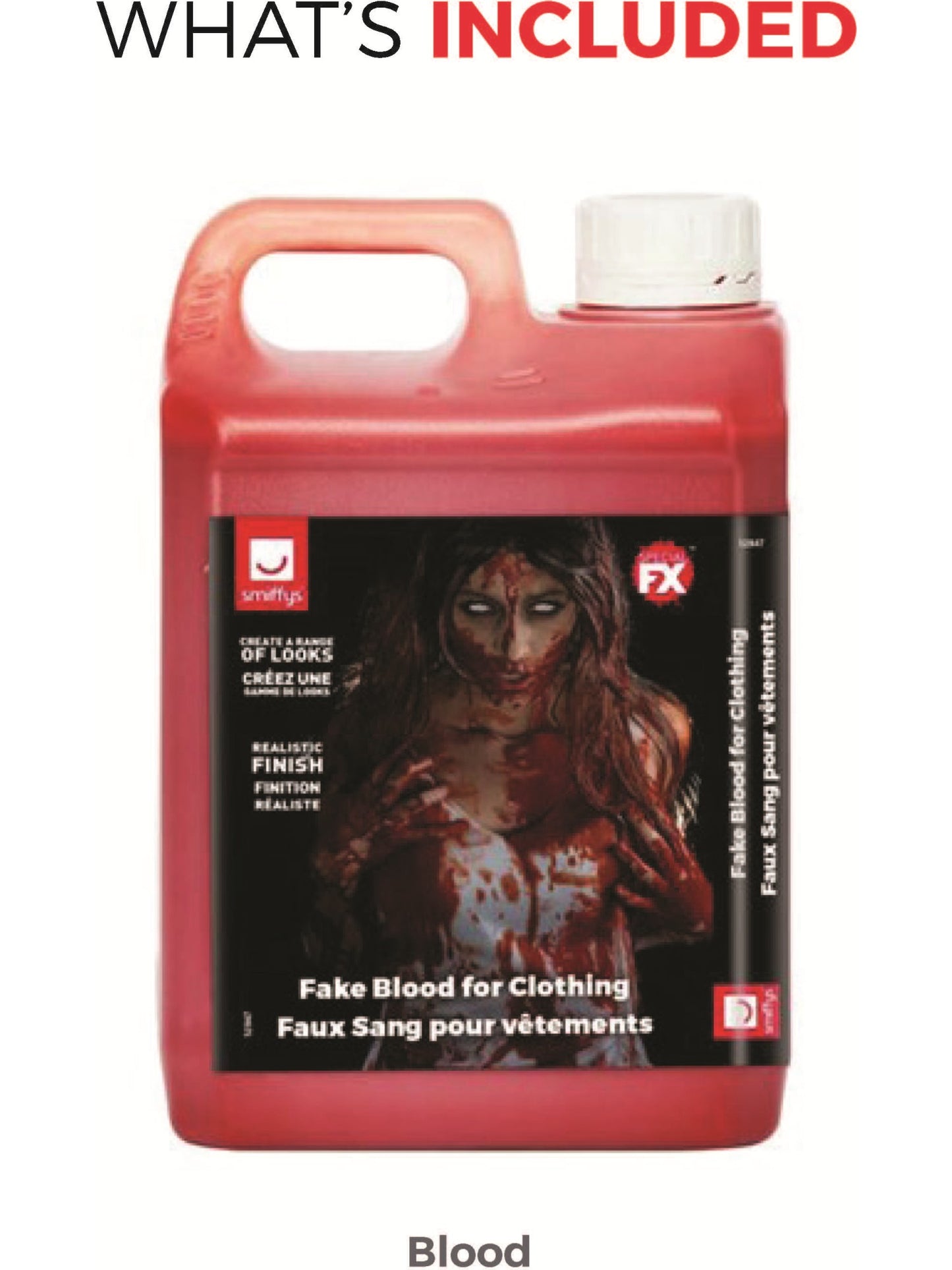 Smiffys FX, Clothing Fake Blood 2ltr Wholesale