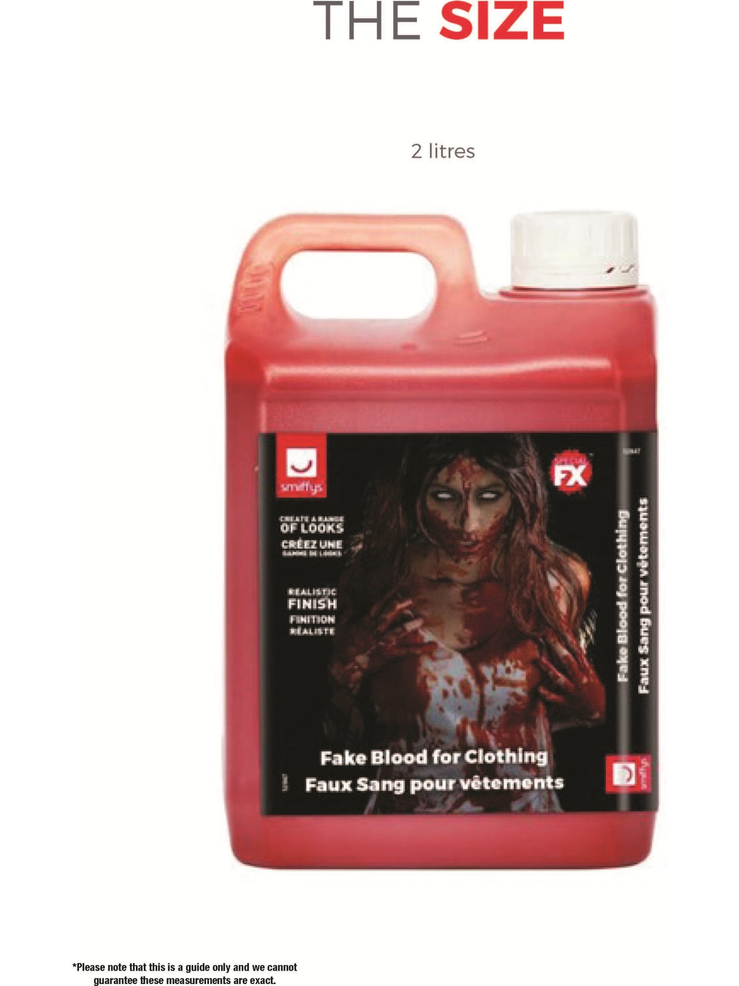 Smiffys FX, Clothing Fake Blood 2ltr Wholesale