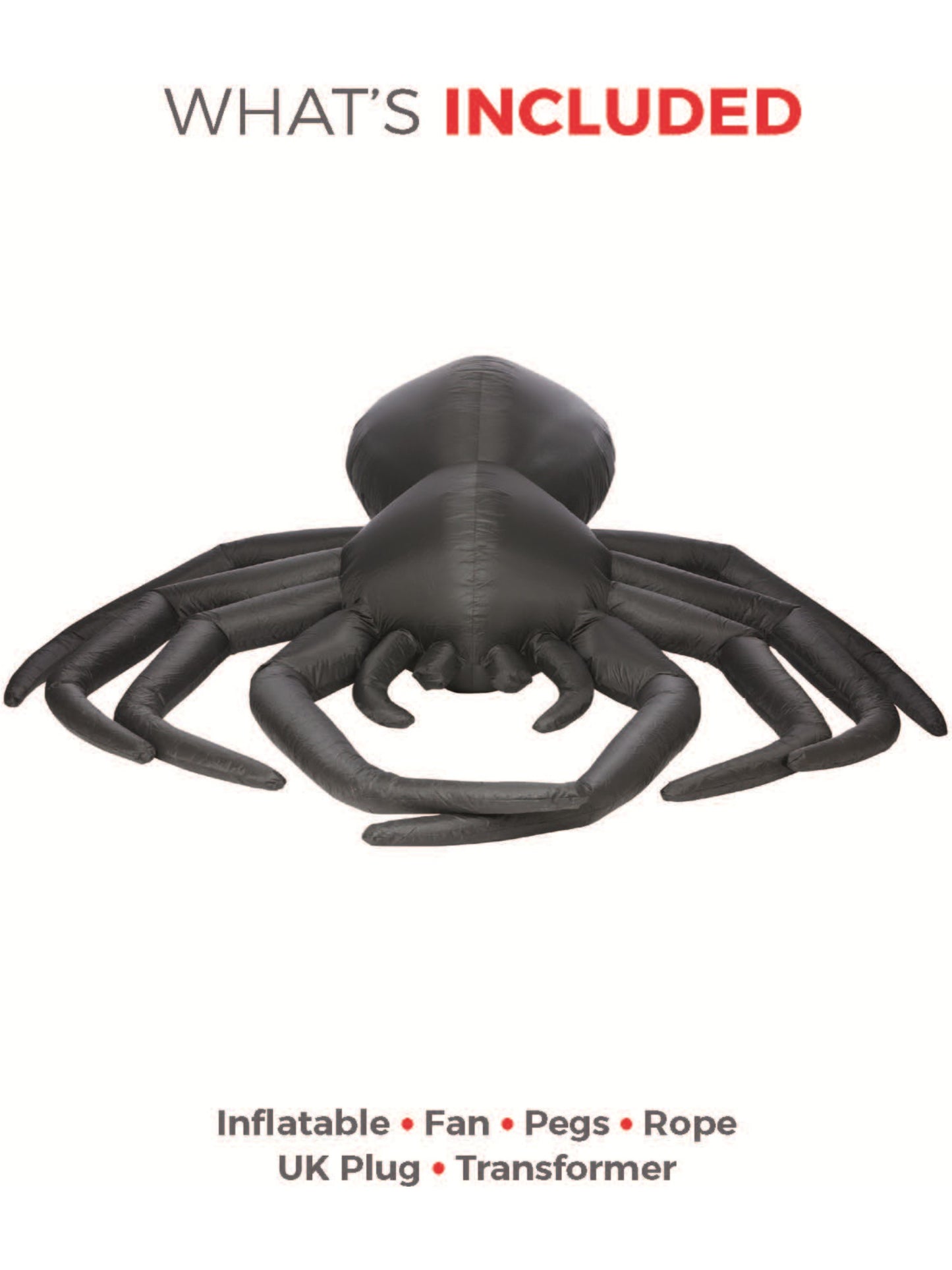 Giant Outdoor Inflatable Spider, 9ft Wholesale