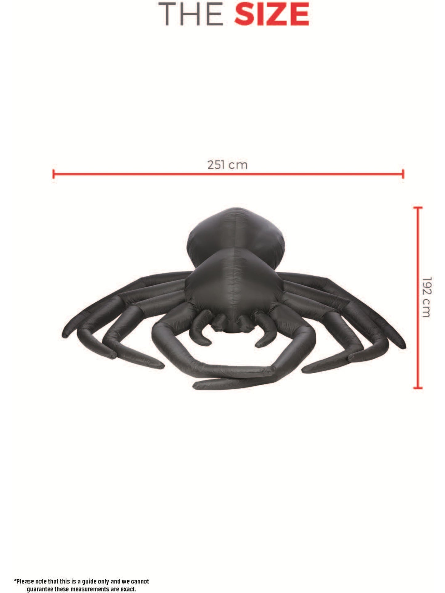 Giant Outdoor Inflatable Spider, 9ft Wholesale