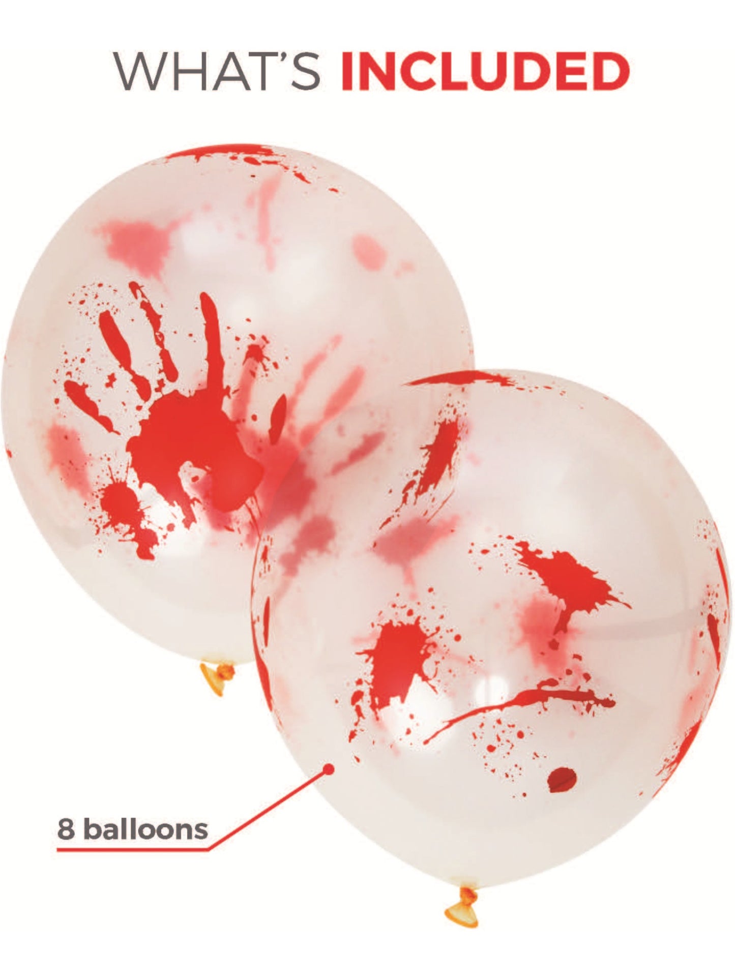 Bloody Balloons, 30cm, 8Pk Wholesale