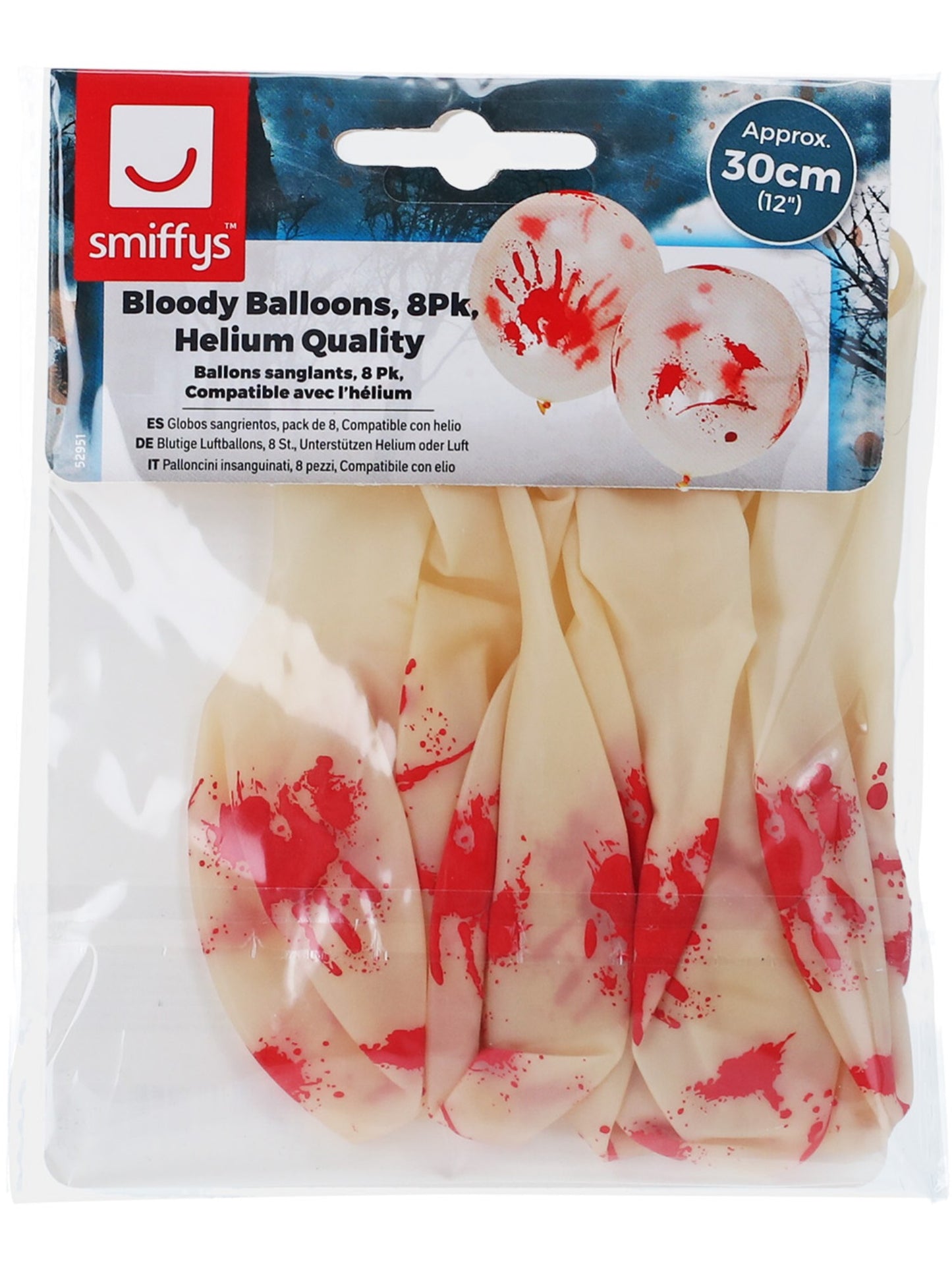 Bloody Balloons, 30cm, 8Pk Wholesale