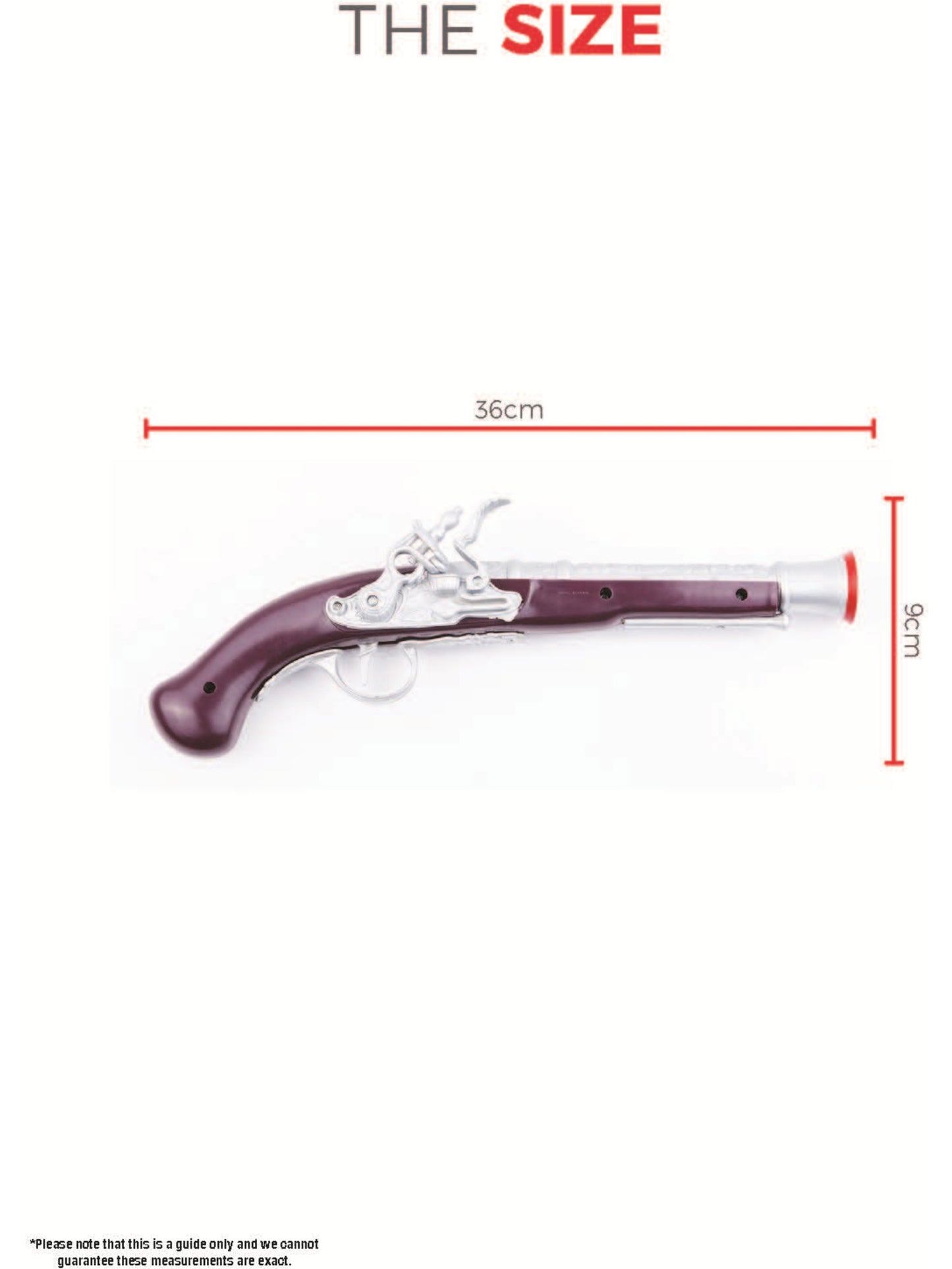 Pirate Pistol, Silver Wholesale