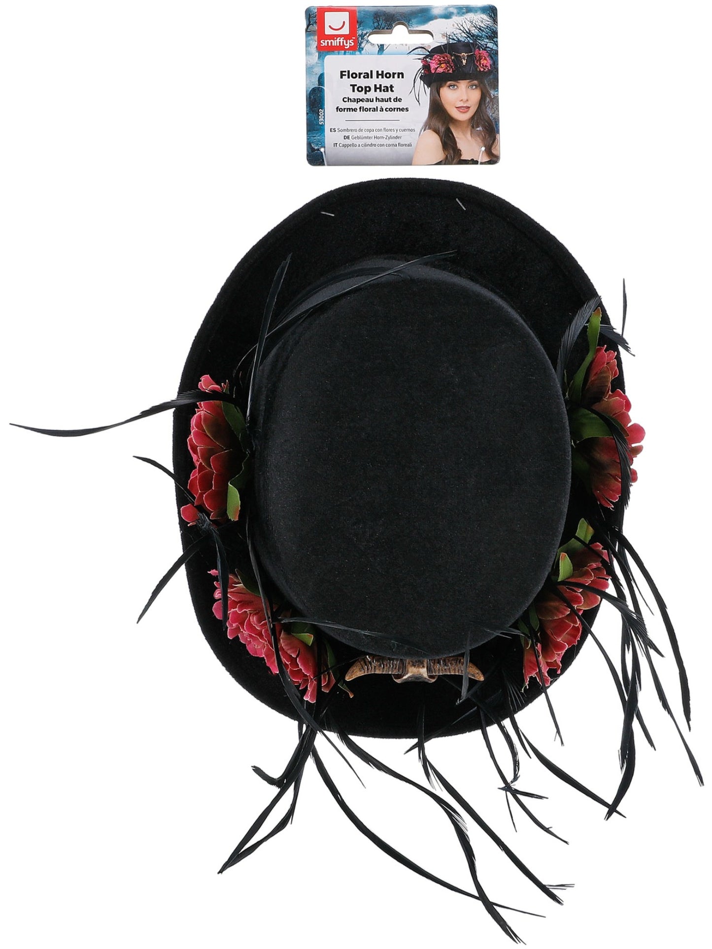 Floral Horn Top Hat Wholesale