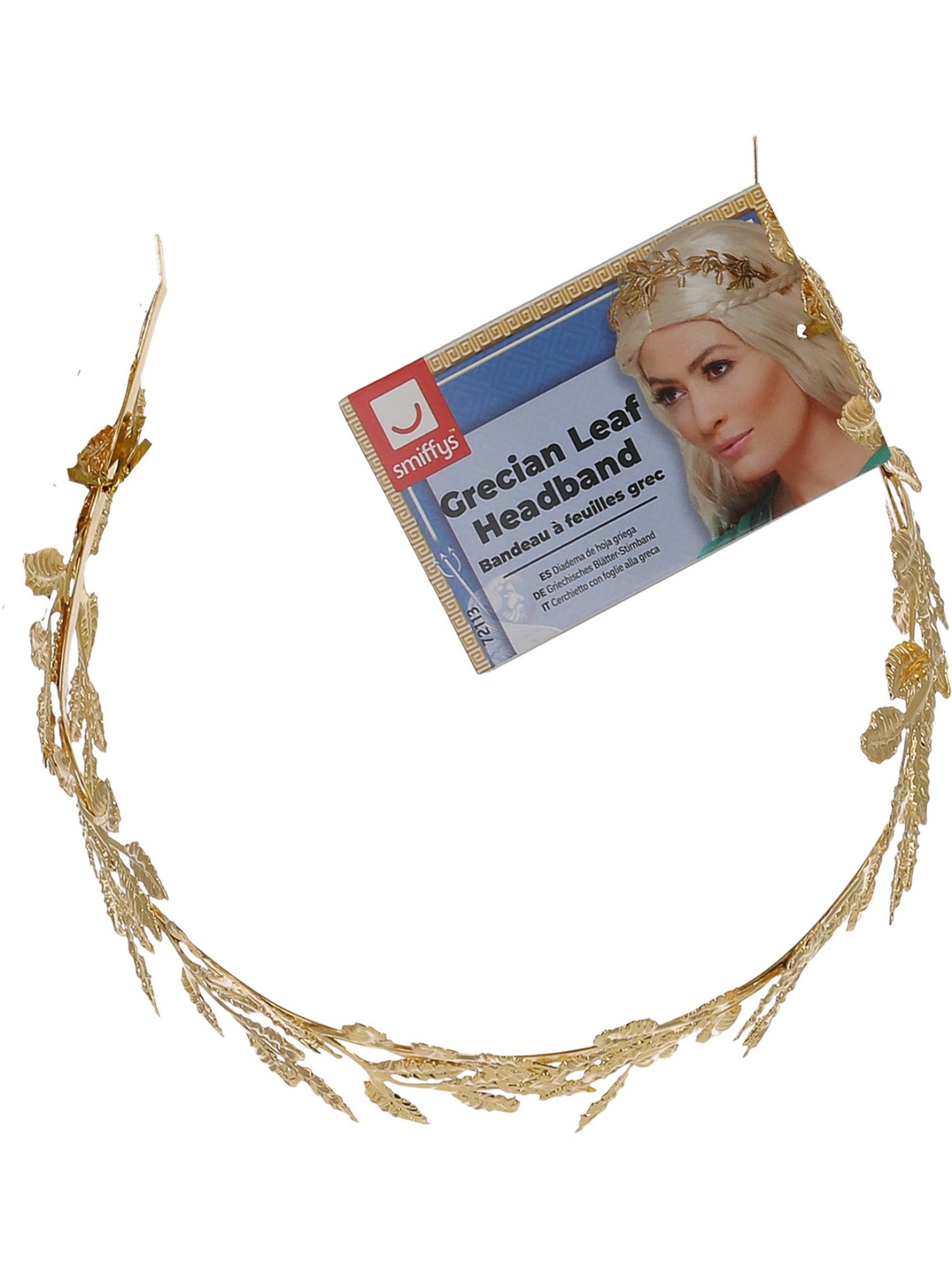 Grecian Leaf Headband, Gold Wholesale