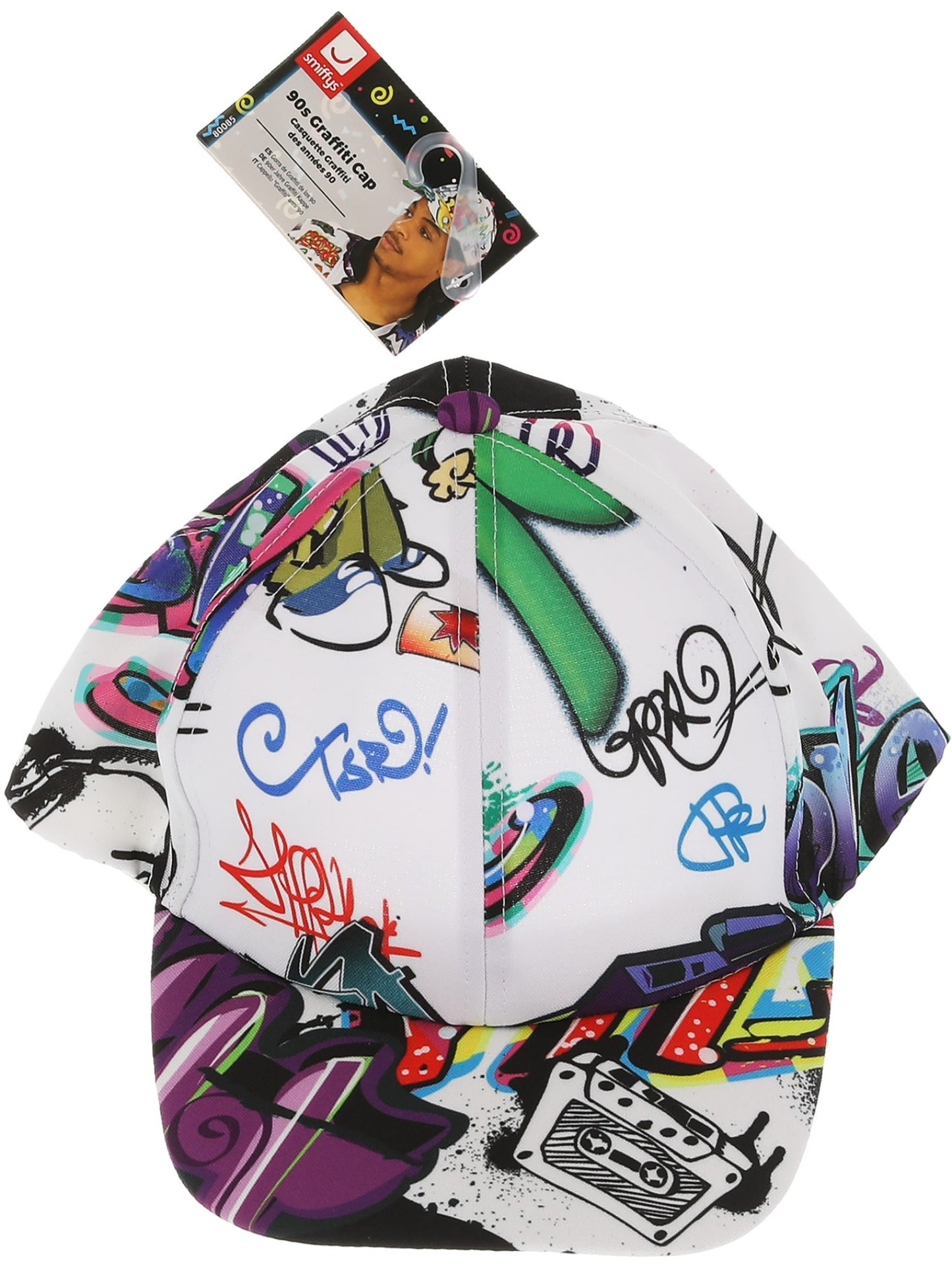 90s Graffiti Peaked Cap Wholesale