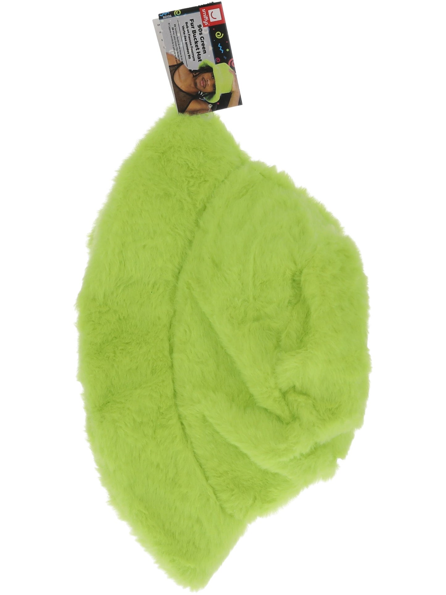 90s Green Fur Bucket Hat Wholesale