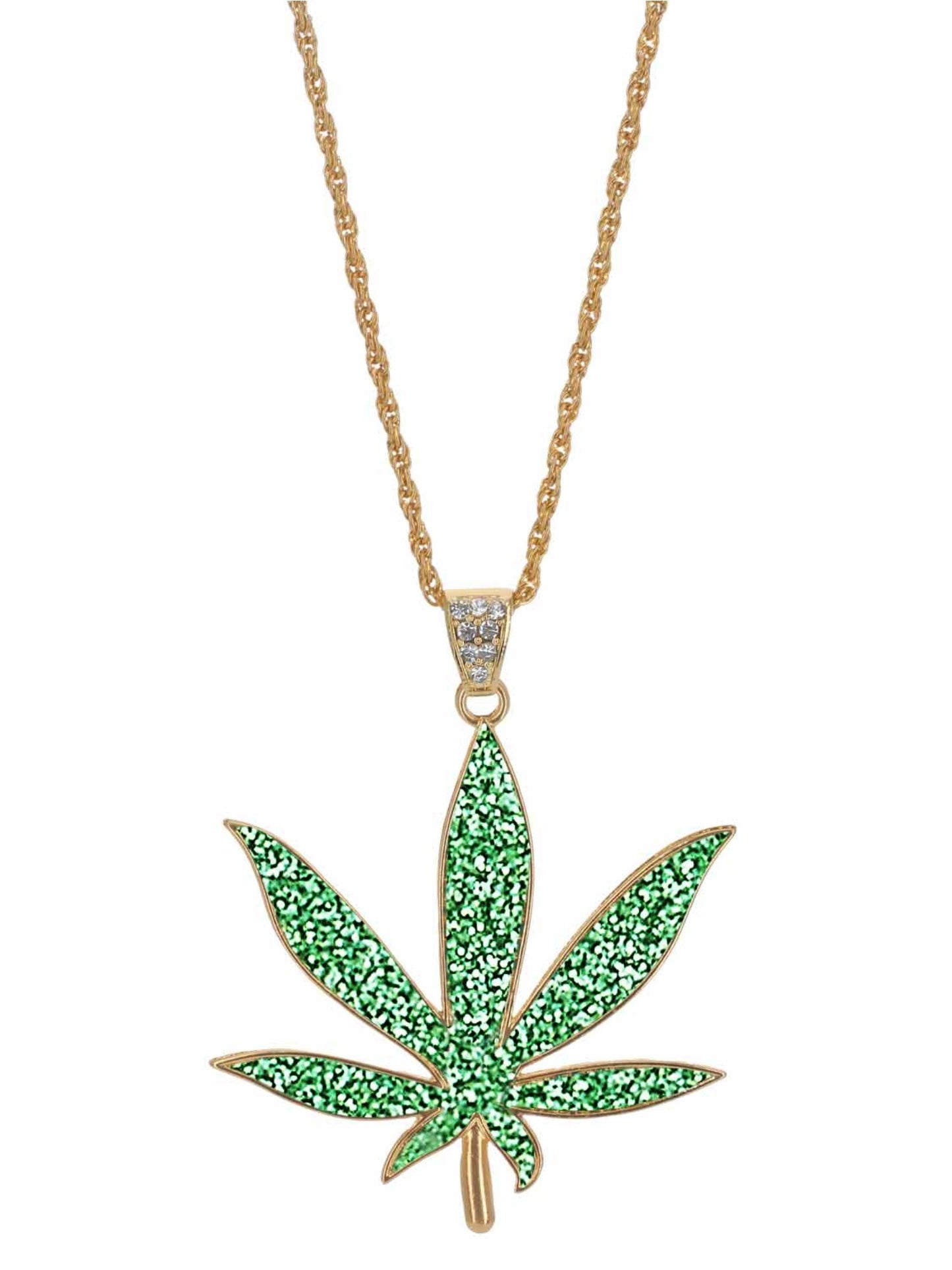 90s Hemp Bling Medallion, Green Glitter Resin Wholesale