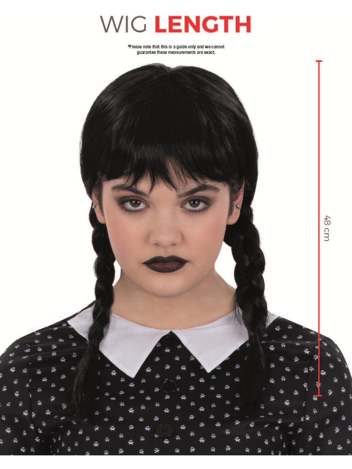 Kids Gothic School Girl Wig Wholesale