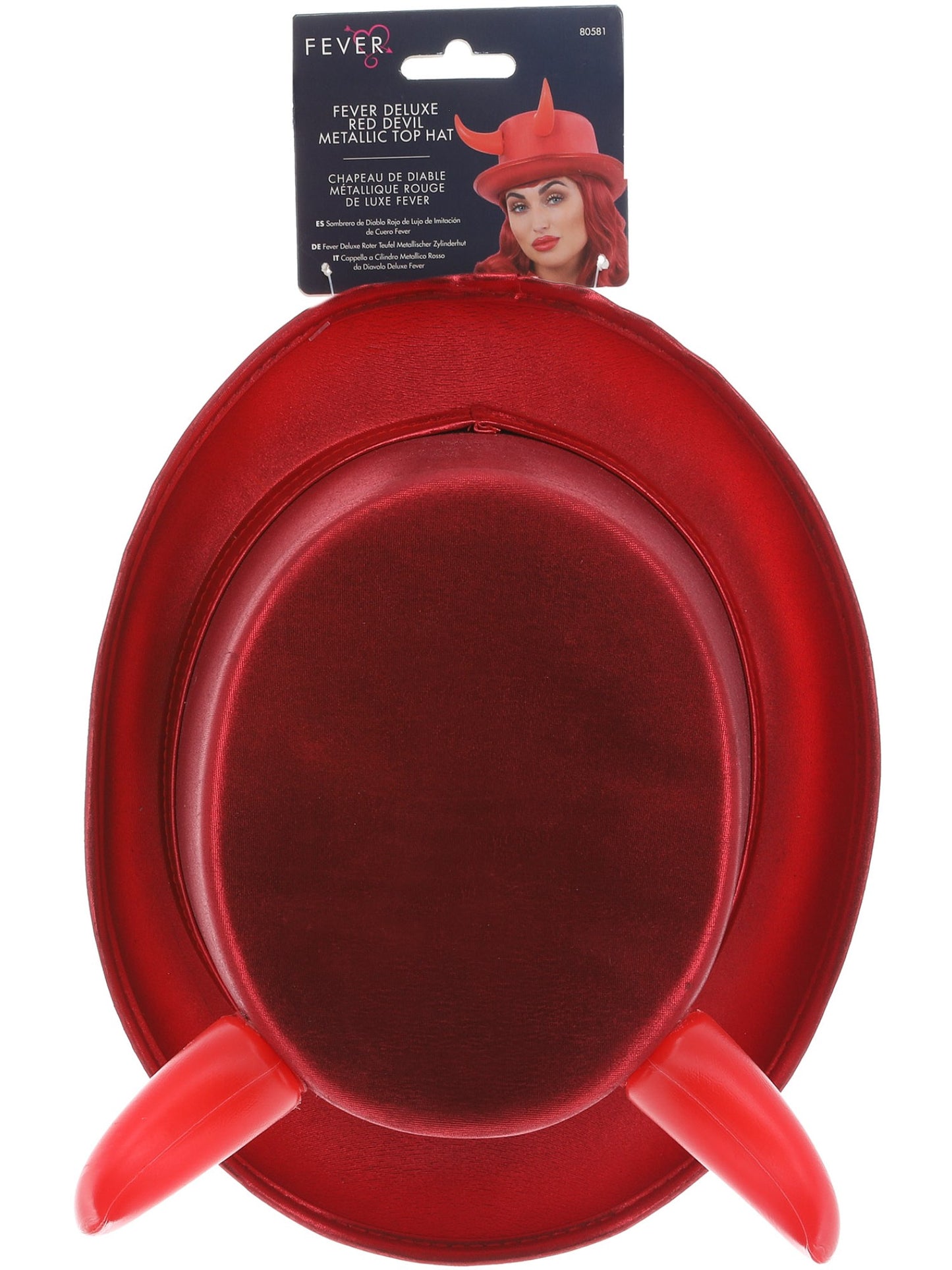 Fever Deluxe Red Devil Metallic Top Hat Wholesale