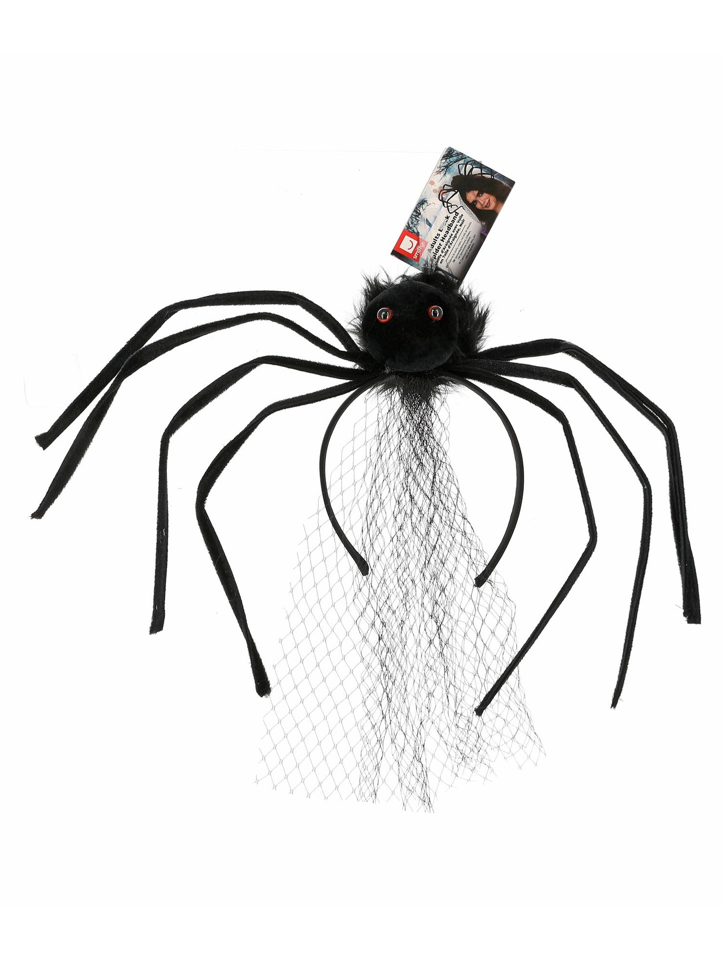 Adults Black Spider Headband Wholesale