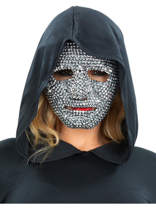Silver Jewelled Robot Mask Wholesale