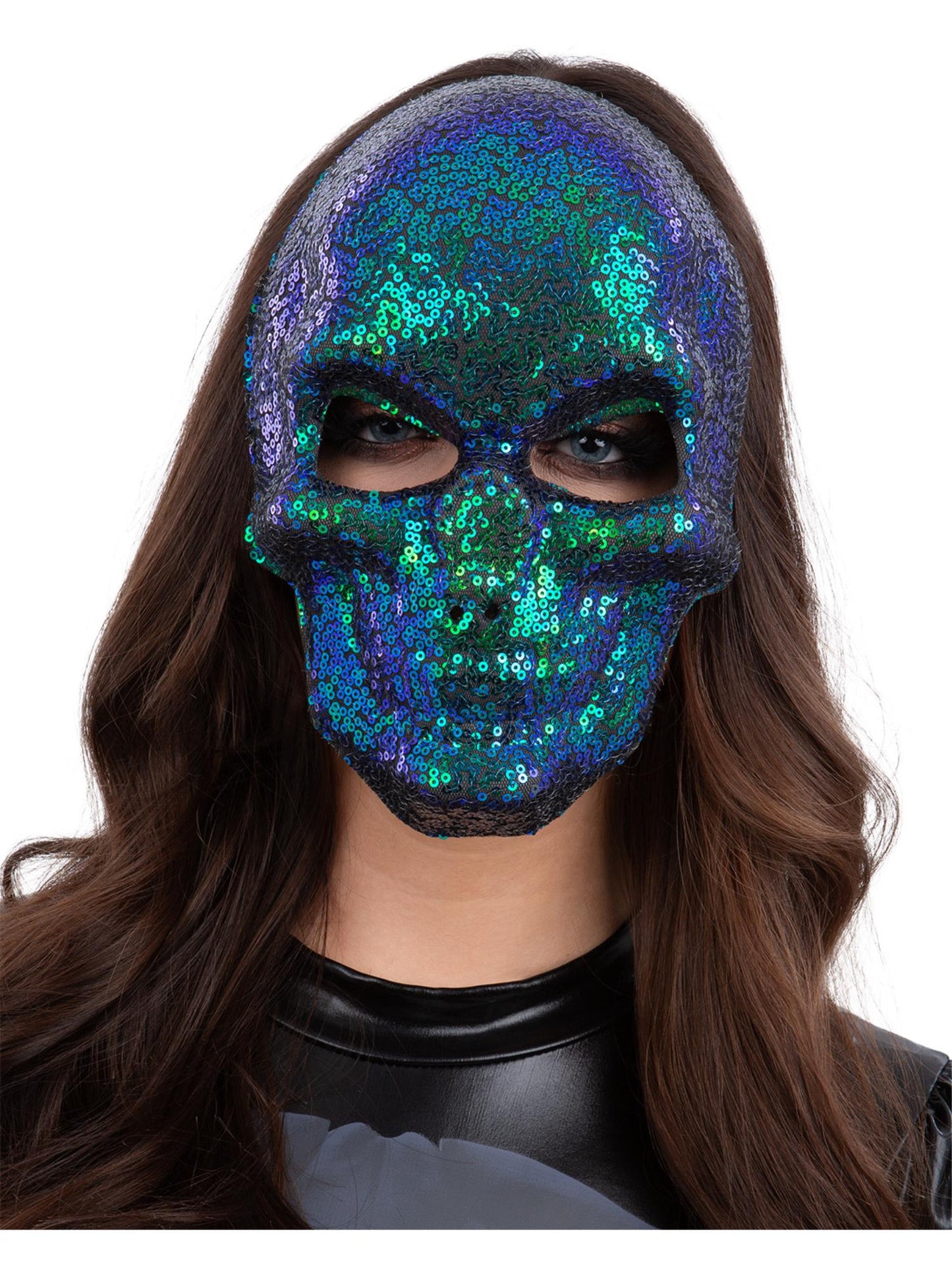 Silver Jewelled Robot Mask Wholesale
