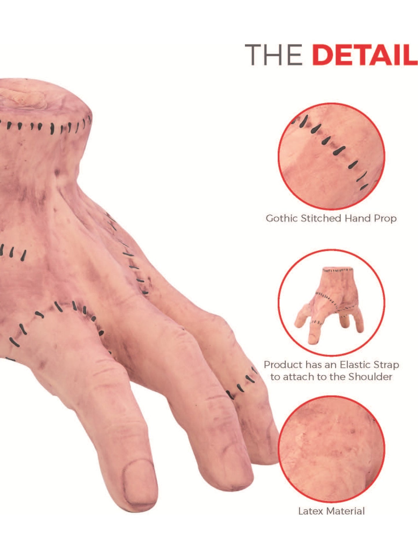 Gothic Stitched Hand Prop, 14x17cm Wholesale