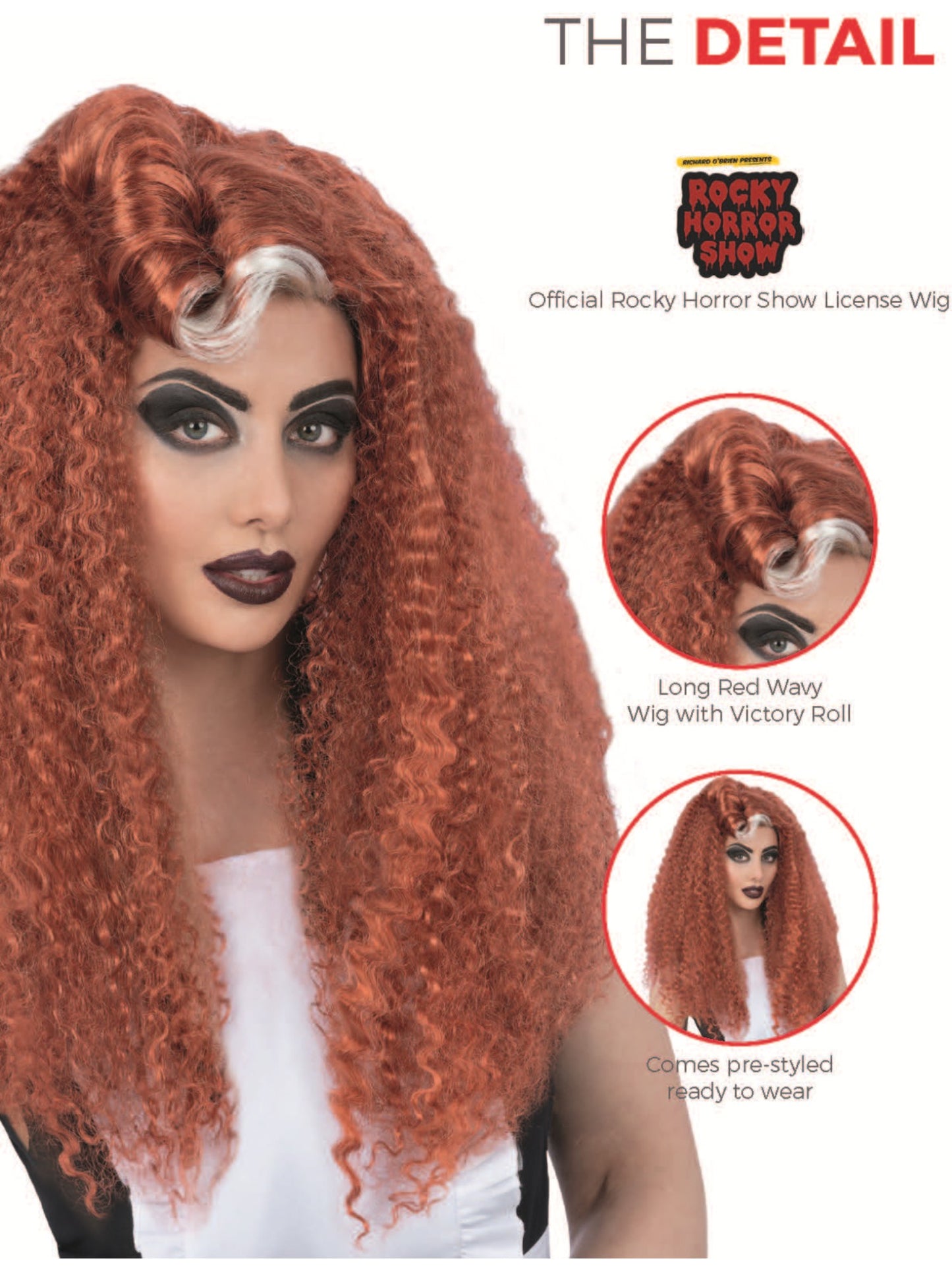 Rocky Horror Show Magenta Wig Wholesale