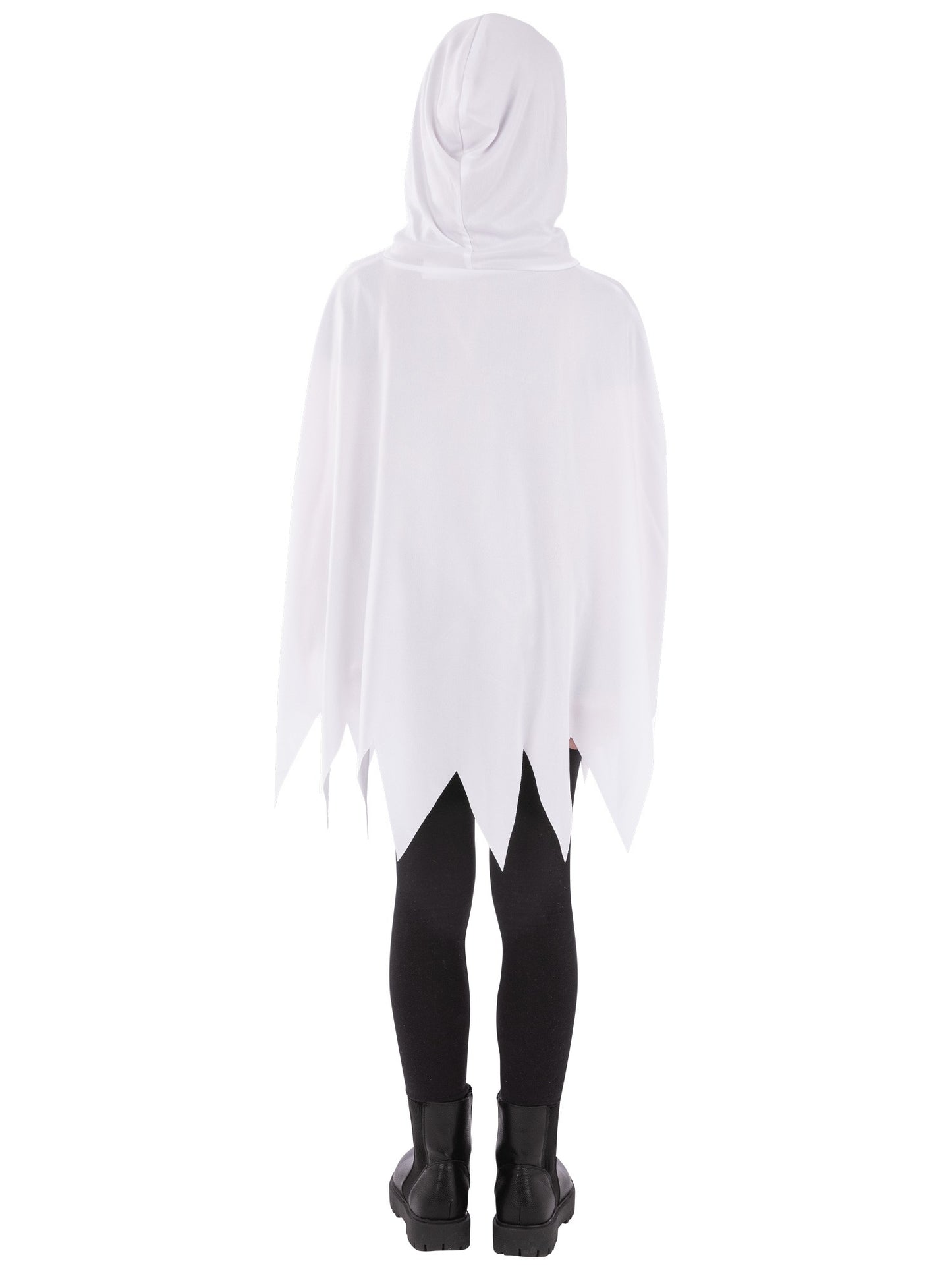 Ghost Poncho, White, Kids Wholesale