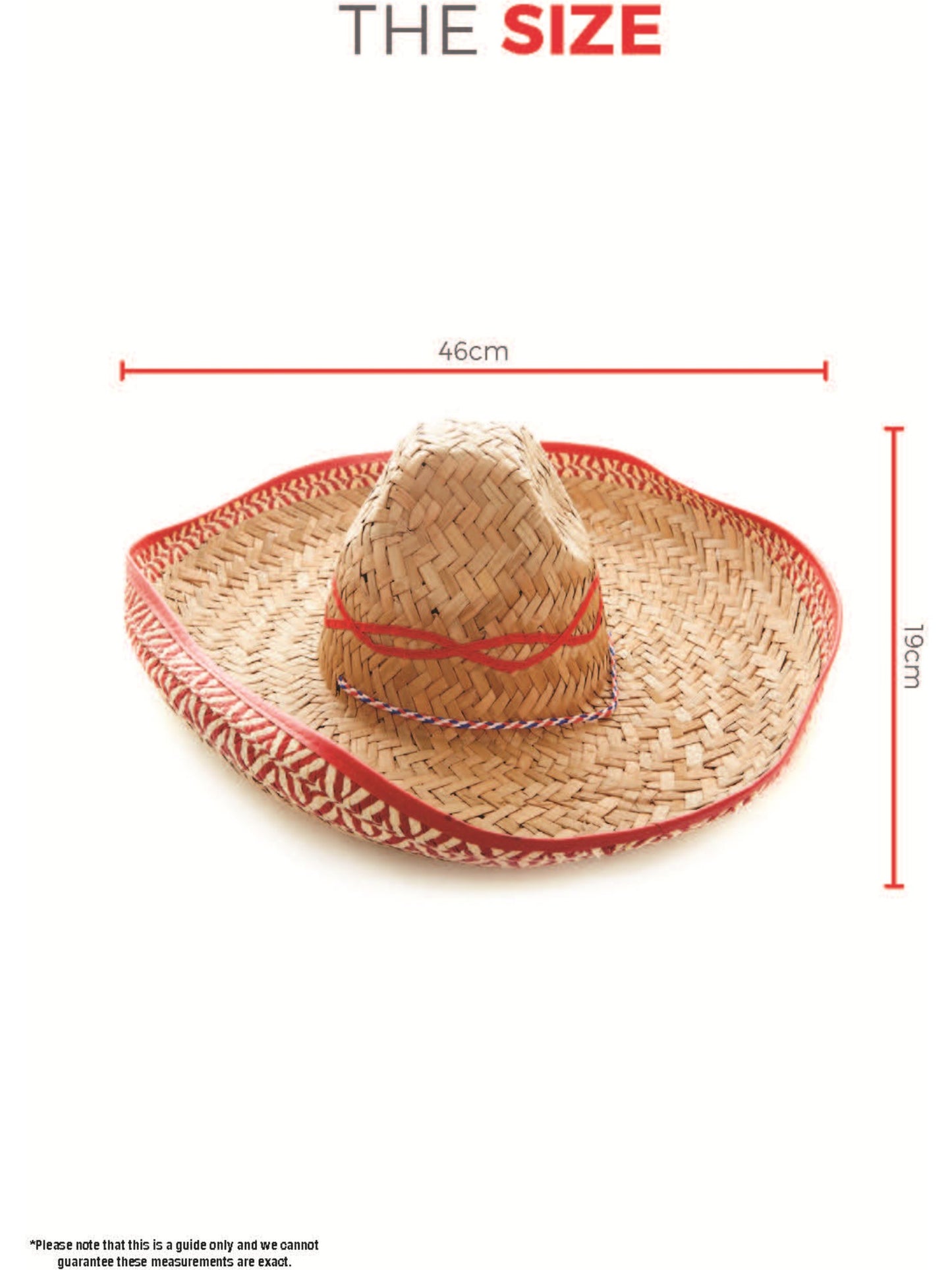 Sombrero Straw Hat, Brown Wholesale