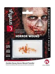 Horror Wound Transfer, Zombie Decay, Red Wholesale