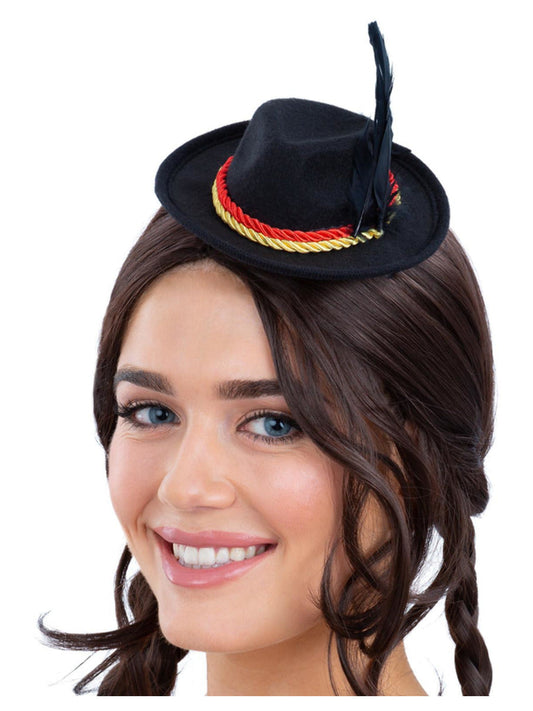 Mini Bavarian Trenker Hat Black