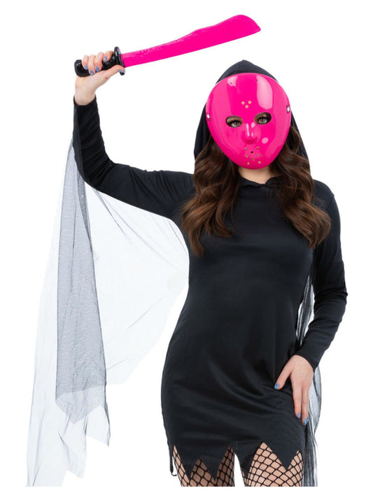 Pink Hockey Mask Machete