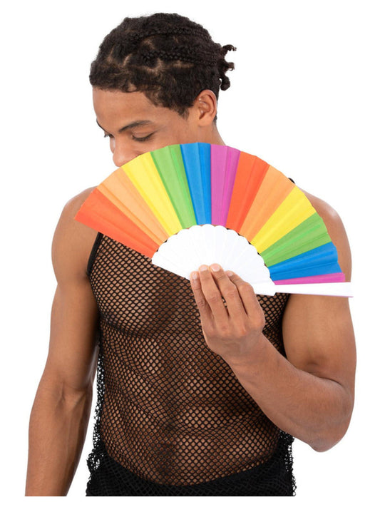 Rainbow Paper Fan