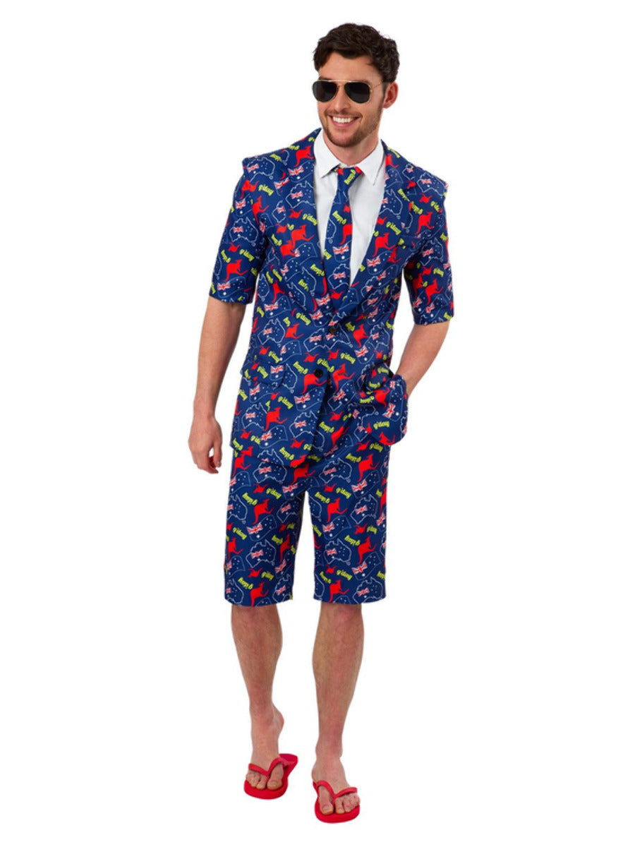 Stand Out Suit Australia Flag G'Day Mens Wholesale