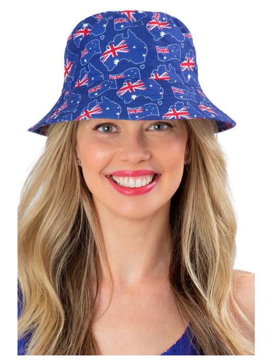 Australia Flag Reversible Bucket Hat Wholesale