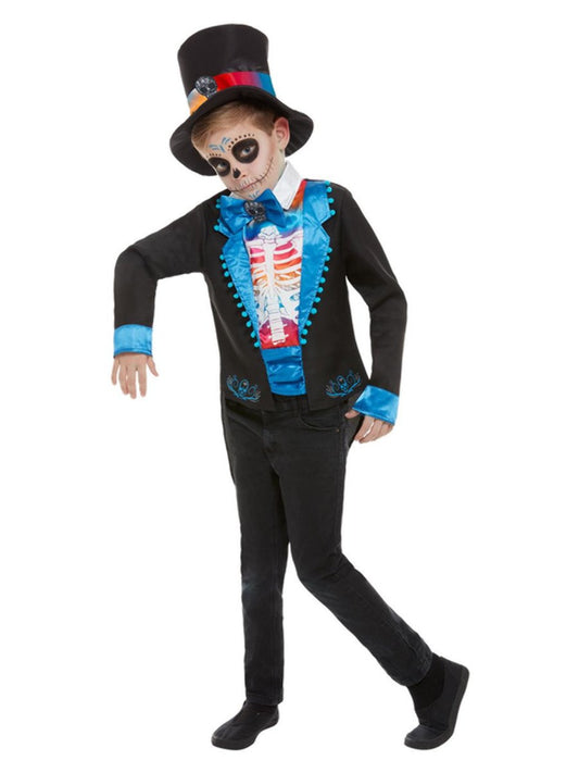 Neon Day of The Dead Boy Costume Wholesale