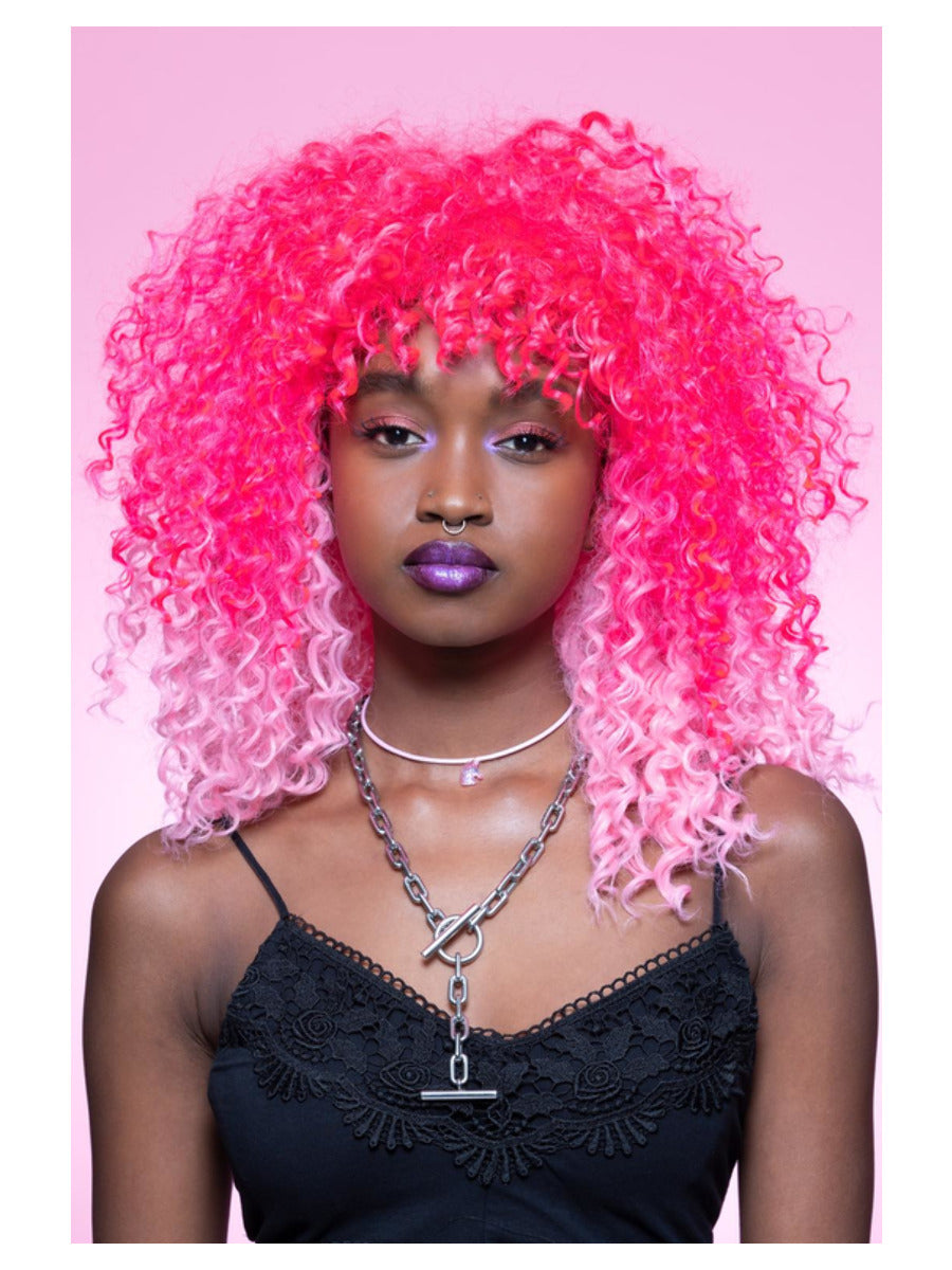Manic Panic® Pink Passion™ Ombre Curl Girl™ Wig Wholesale