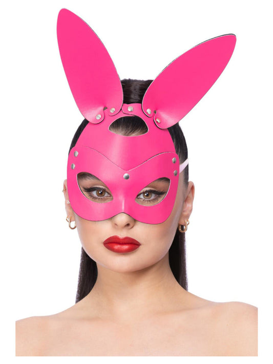 Fever Pink Mock Leather Rabbit Mask Wholesale