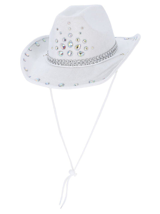 White Rhinestone Cowboy Hat Wholesale
