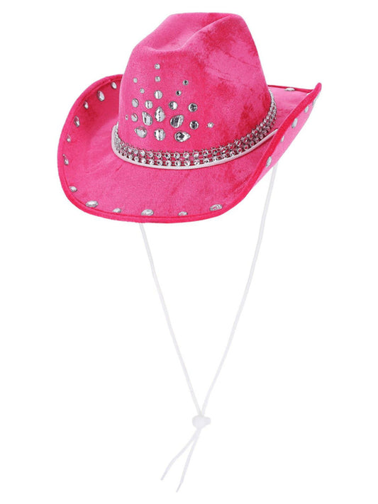 Hot Pink Rhinestone Cowboy Hat Wholesale